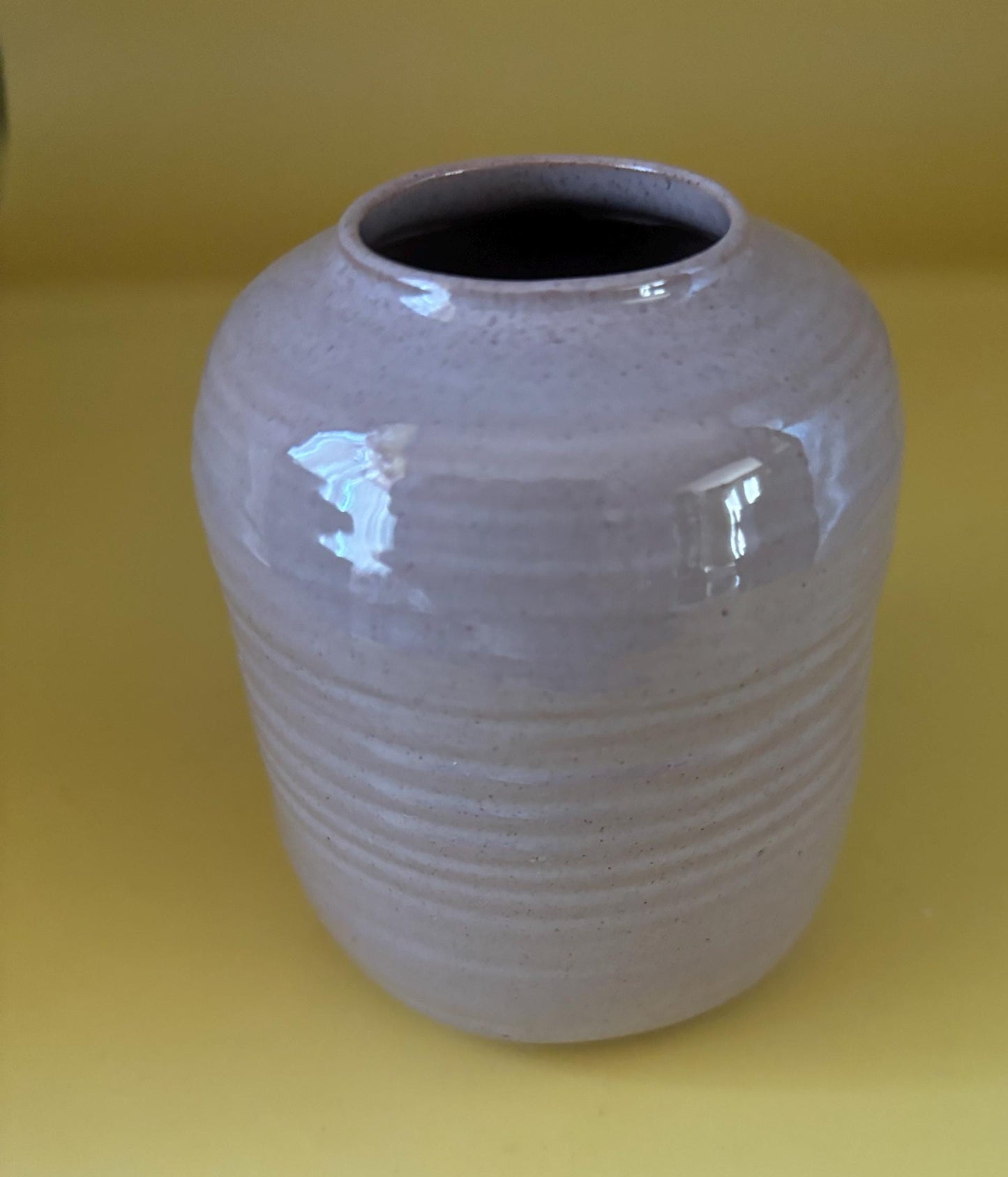 Vintage Purple Pottery Bowl Hand Thrown Potters Lover Antiques and Vintage
