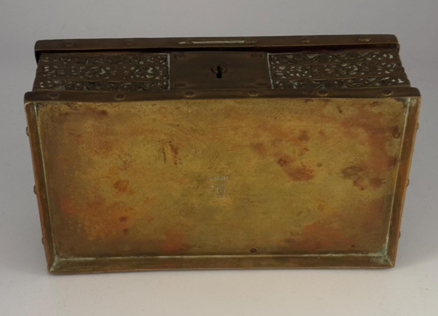 Antique Art Nouveau Bronze Jewelry Box - Erhard & Sohne