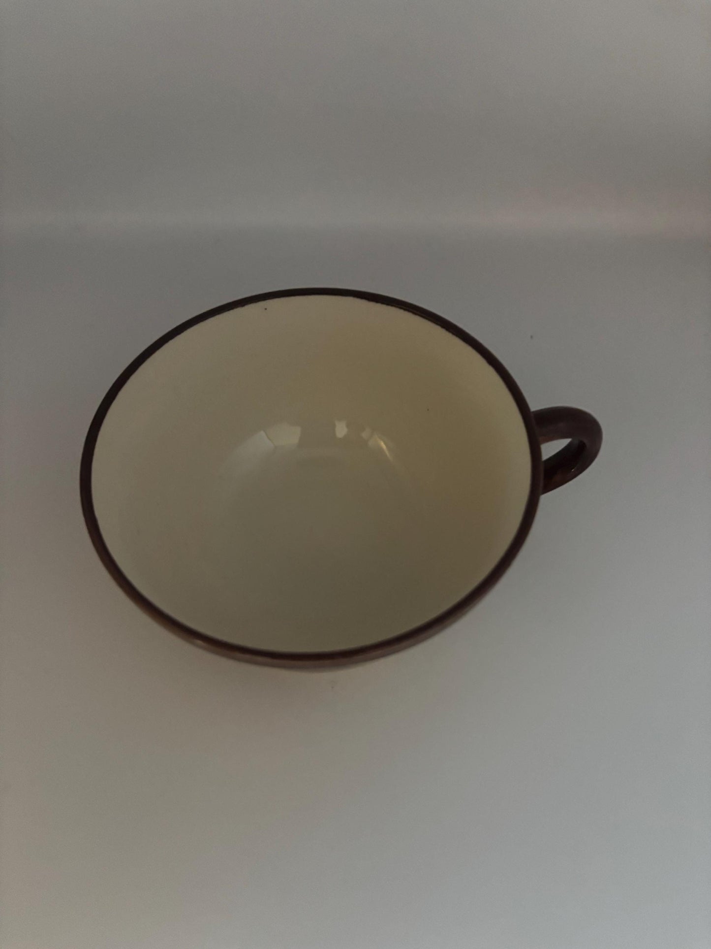 Vernon Kilns Native California Organdie Plaid Coffee Cup, Lover Antiques and Vintage