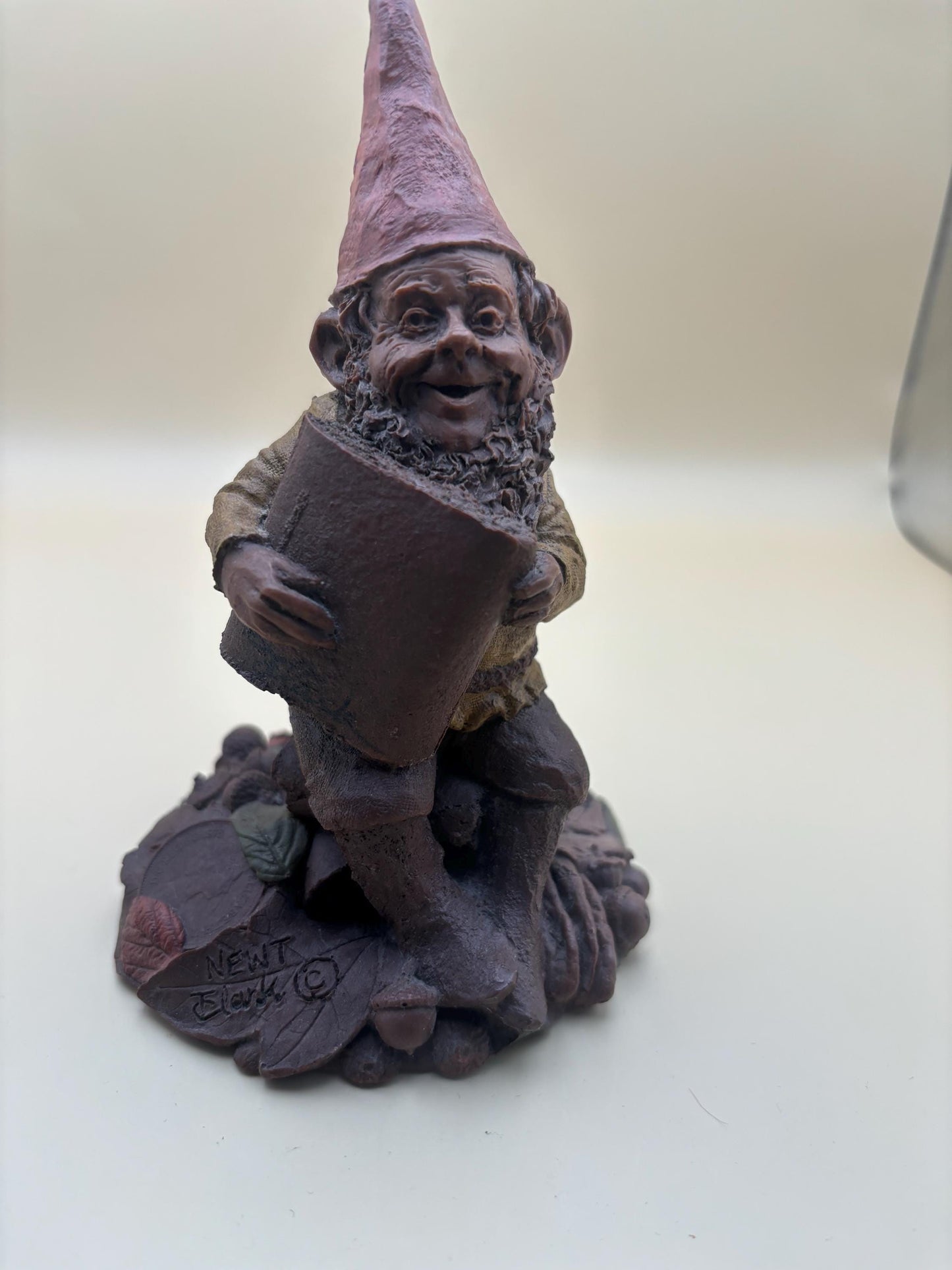 Vintage Gnome Newt with Book by Tom Clark Cairn Artists Mom Too Edition #85 Retired Lover Antiques and Vintage