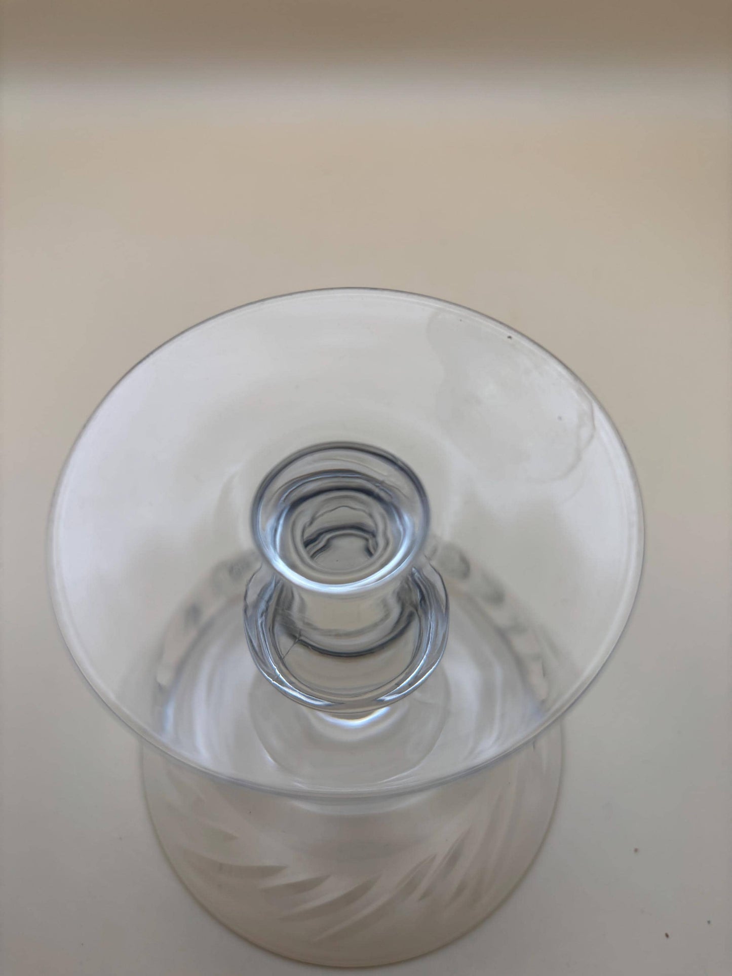 Vintage Crystal Dessert Glasses Set of 2 Lover Antiques and Vintage