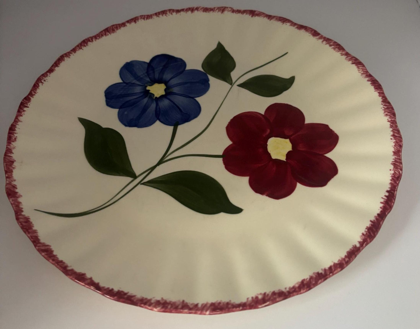 Blue Ridge Ashland Dinner Plate, by Southern Pottery, Circa 1930's, Lover Antiques and Vintage