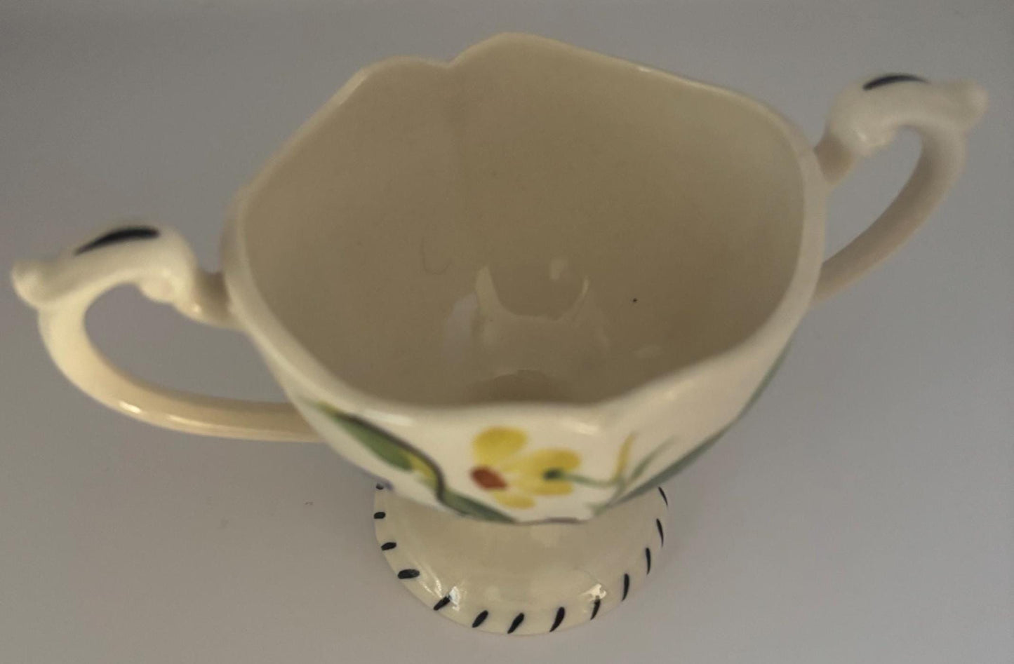 Blue Ridge Southern Pottery Open Sugar Bowl, Lover Antiques and Vintage