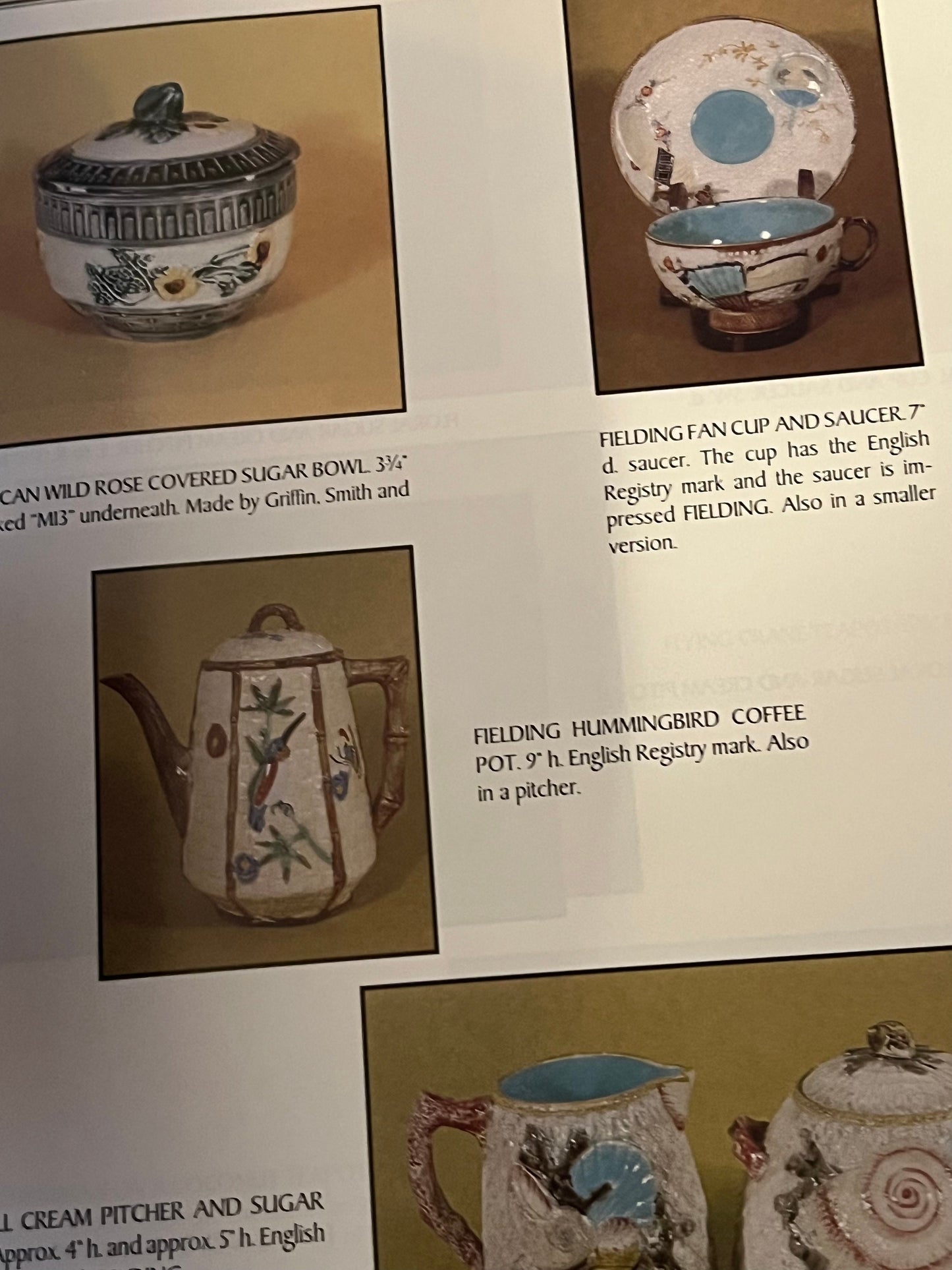 Majolica Pottery Book: Collector's Encyclopedia & Value Guide