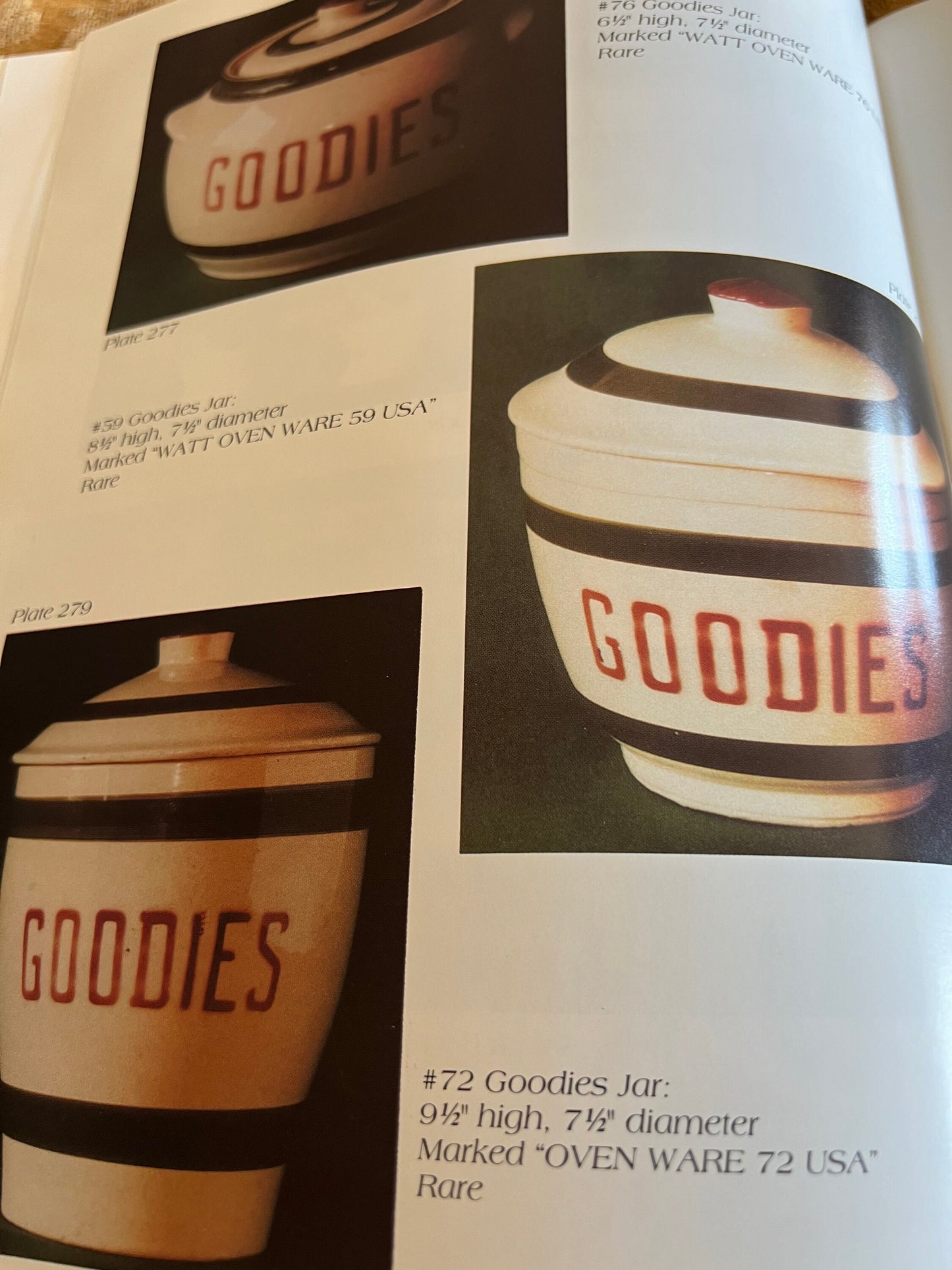 Watt Pottery Book, Identification and Value Guide, Banded Watt Ware, by Sue and Dave Morris, Hardcover Book, Lover Antiques