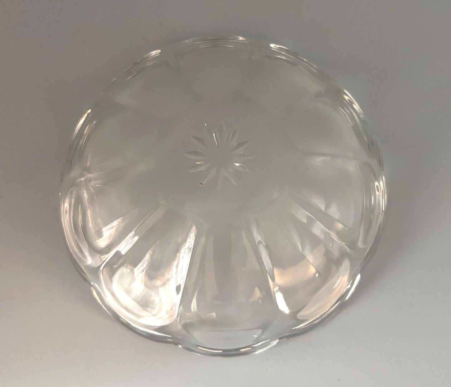 Antique Heisey Glass Nut Bowl or Candy Dish, Starburst Flower Design, Lover Antiques and Vintage