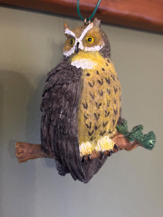 Vintage Porcelain Owl Figurine Gift For Her Lover Antiques and Vintage