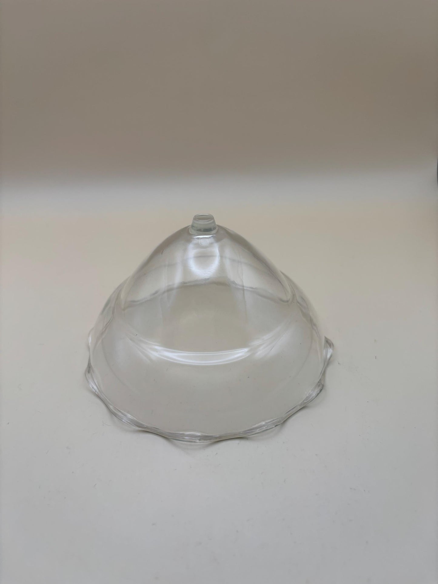 Vintage Glass Dessert Cover: Curvy Cloche Display Dome