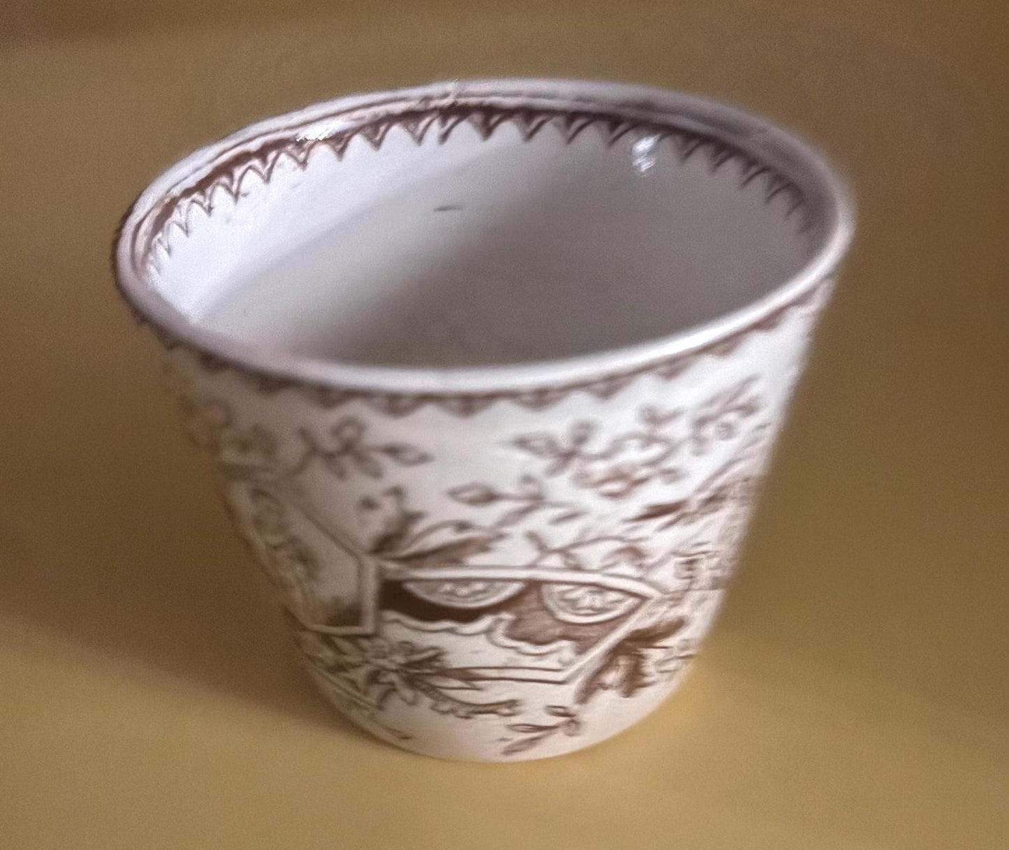 Staffordshire Tea Cup and Saucer Made in England Lover Antiques and Vintage