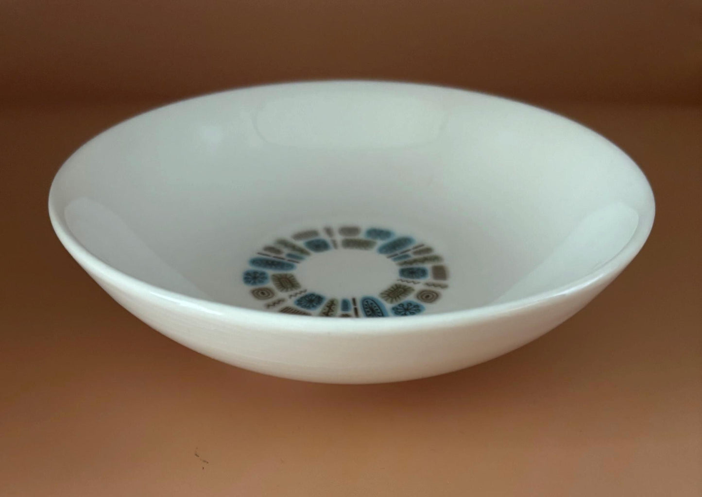 Vintage Canonsburg Pottery Dessert or Salad Bowl Temporama Design Lover Antiques and Vintage