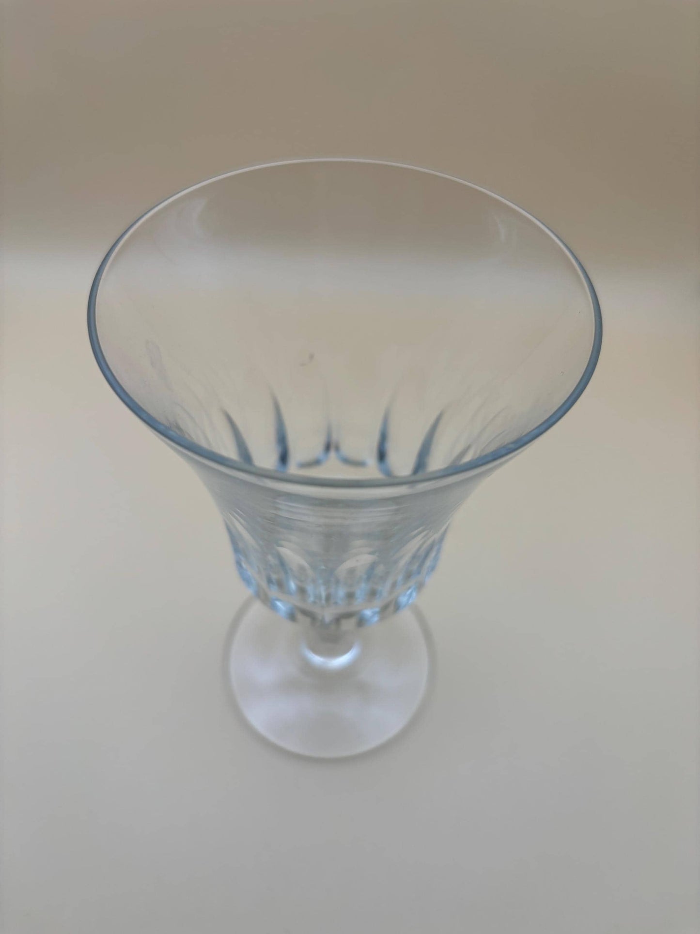 Vintage Crystal Water Glasses Set of 2 Glass Art Lover Antiques and Vintage
