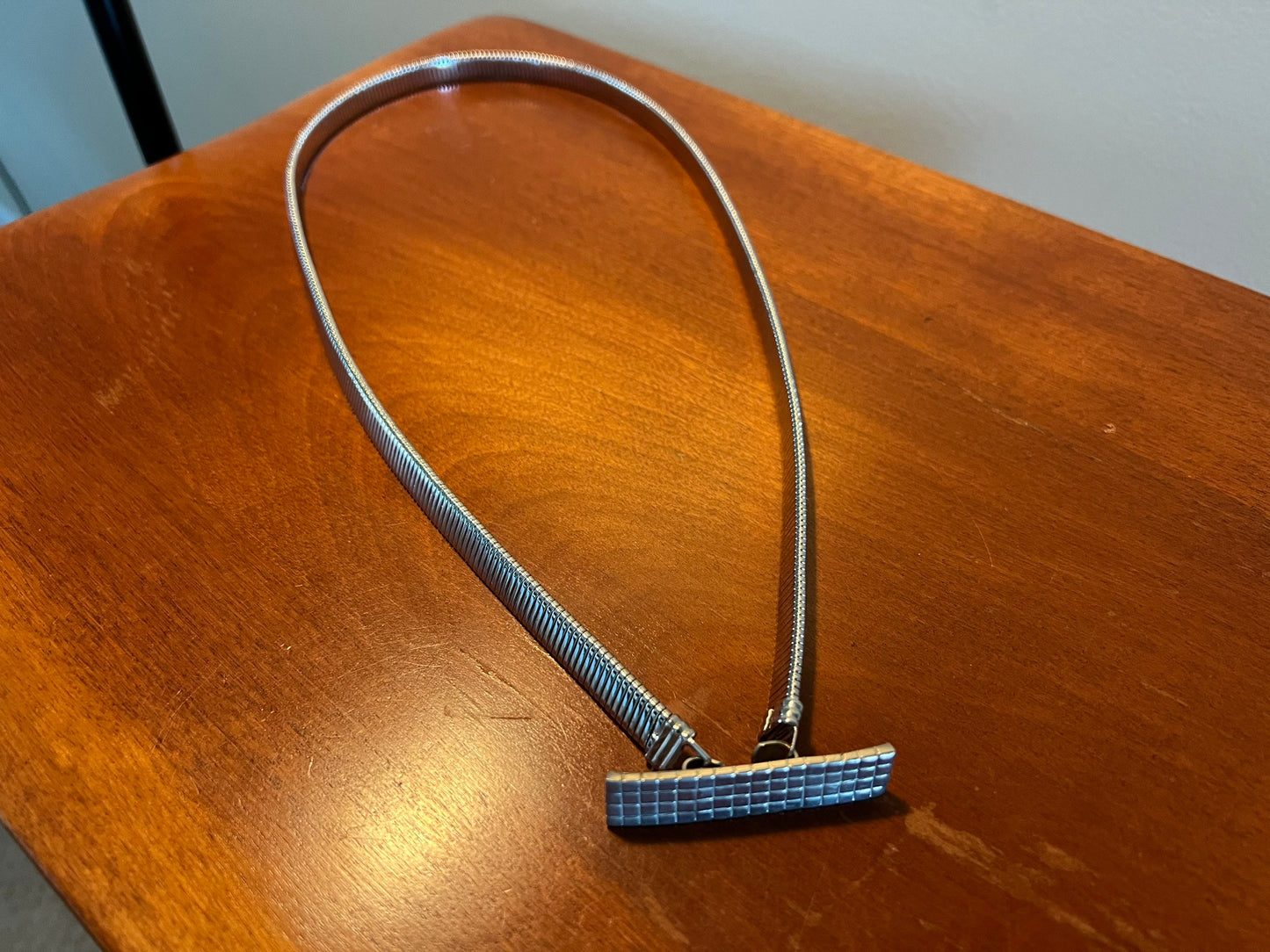 Vintage Anne Klein for Accessocraft Silver Metal Belt, Jewelry