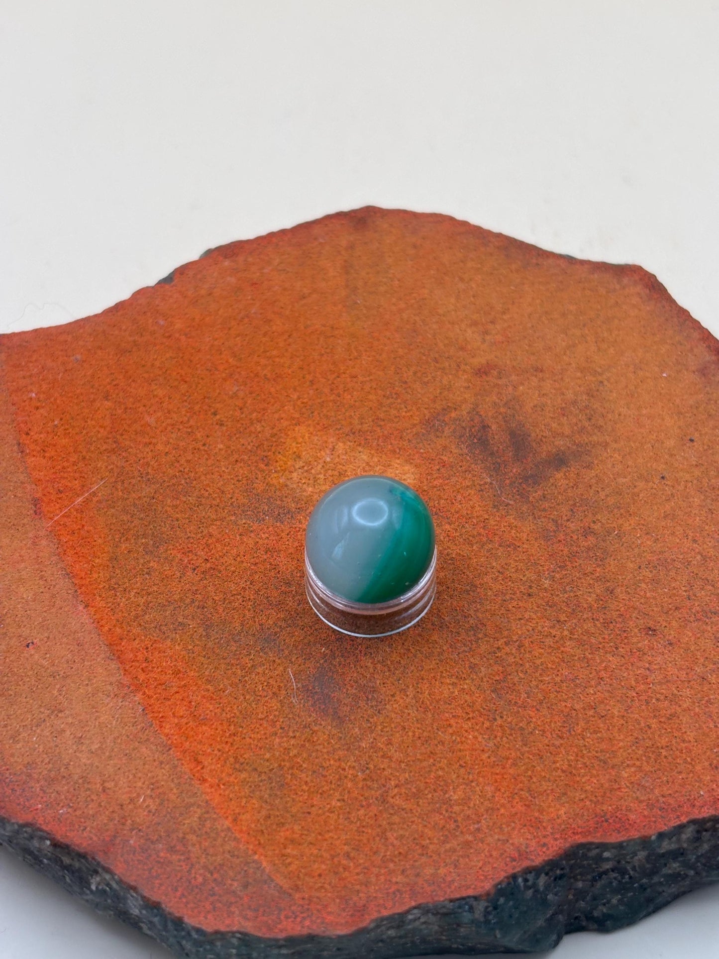 Vintage Akro Moss Agate Glass Marble Lover Antiques and Vintage