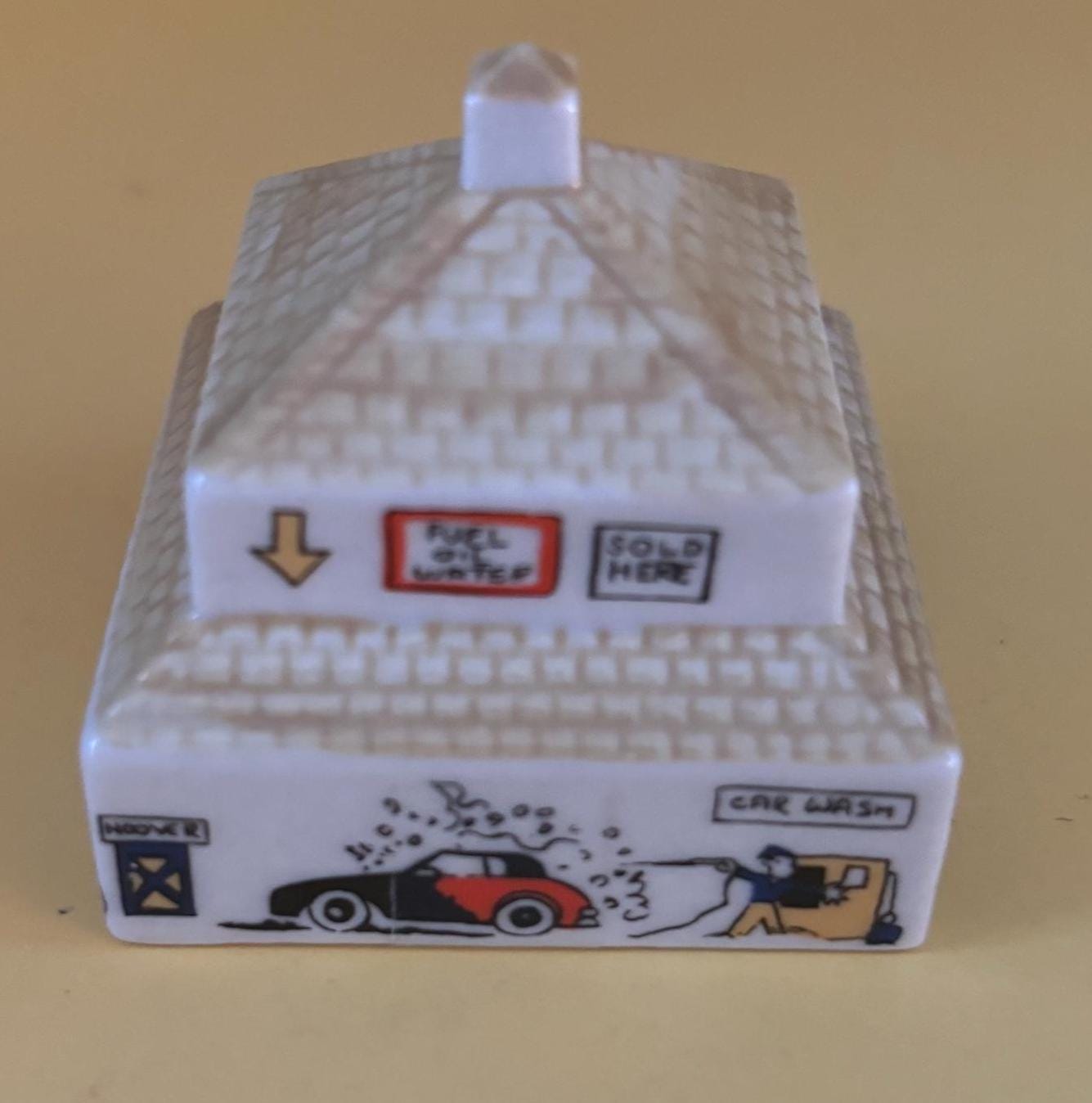 Vintage Wade Town Garage Whimsey in the Vale Miniature Porcelain Building Lover Antiques and Vintage