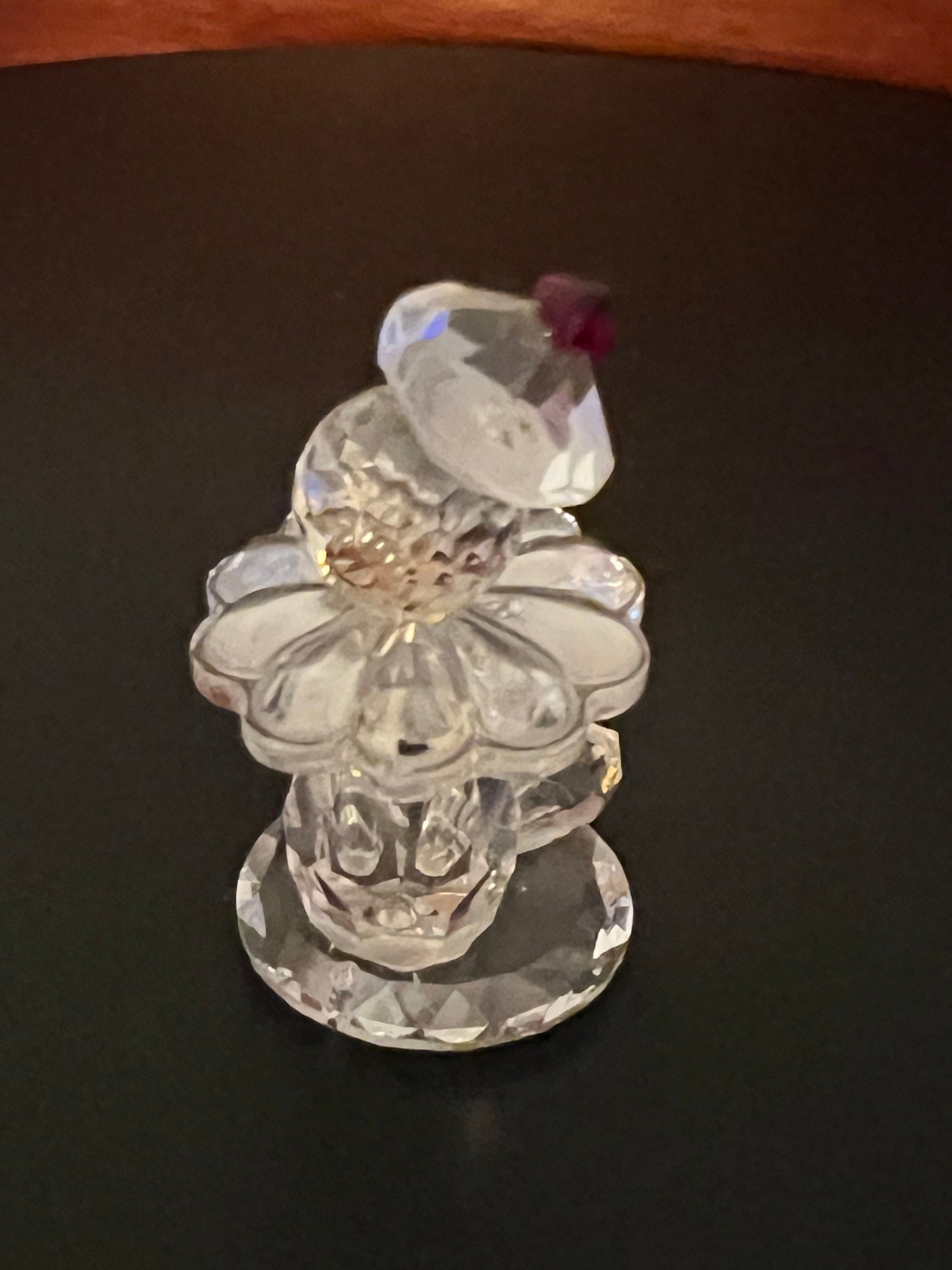 Vintage Clown Crystal Figurine, Cute Glass Clown Figure, Clown Collectibles, Lover Antiques and Vintage