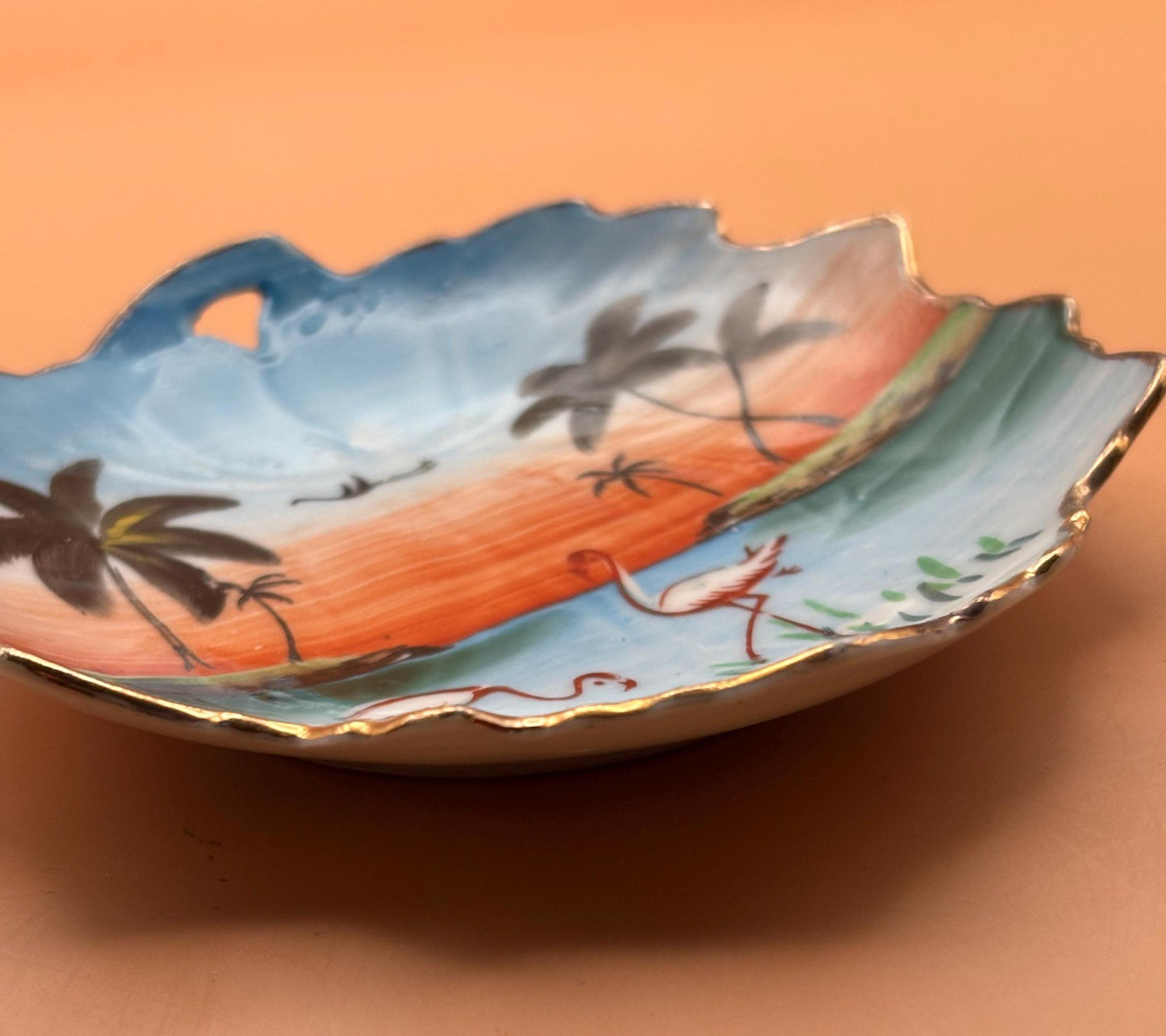 Florida Souvenir Wall Hanging Dish, Lover Antiques and Vintage