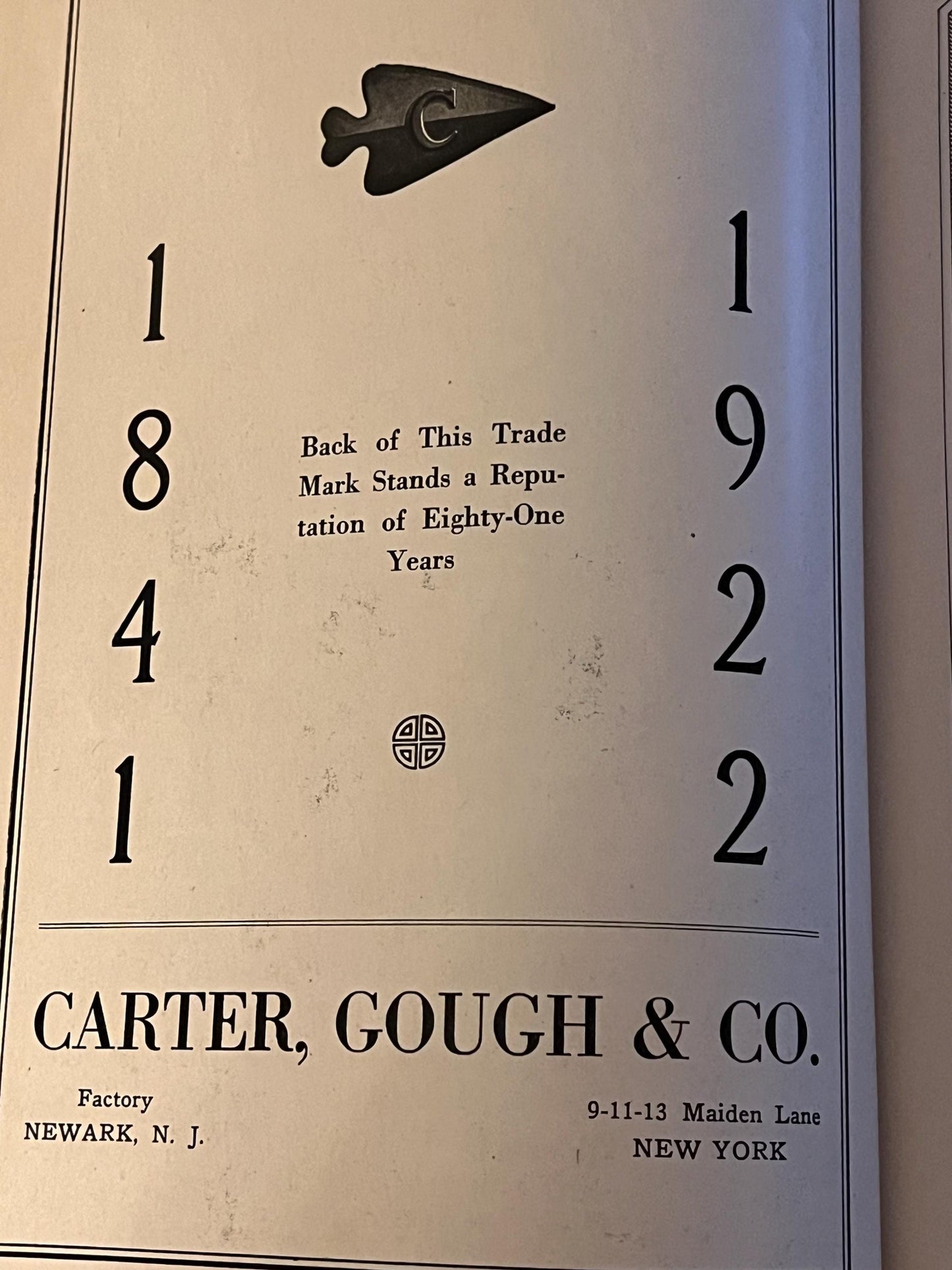 Antique Trademarks of Jewelry Book: 1922 Jewelers Circular Publishing
