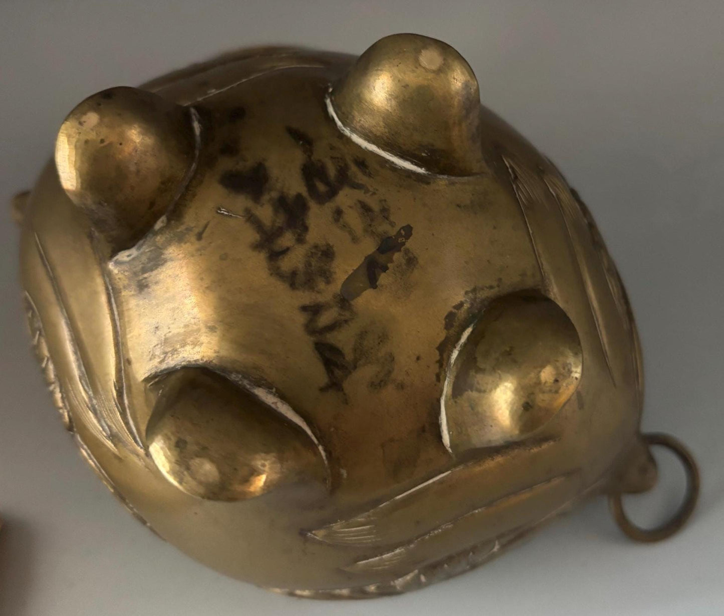 Antique Bronze Chinese Censer Incense Burner Bowl with Lid Koro with Foo Dog Lover Antiques and Vintage