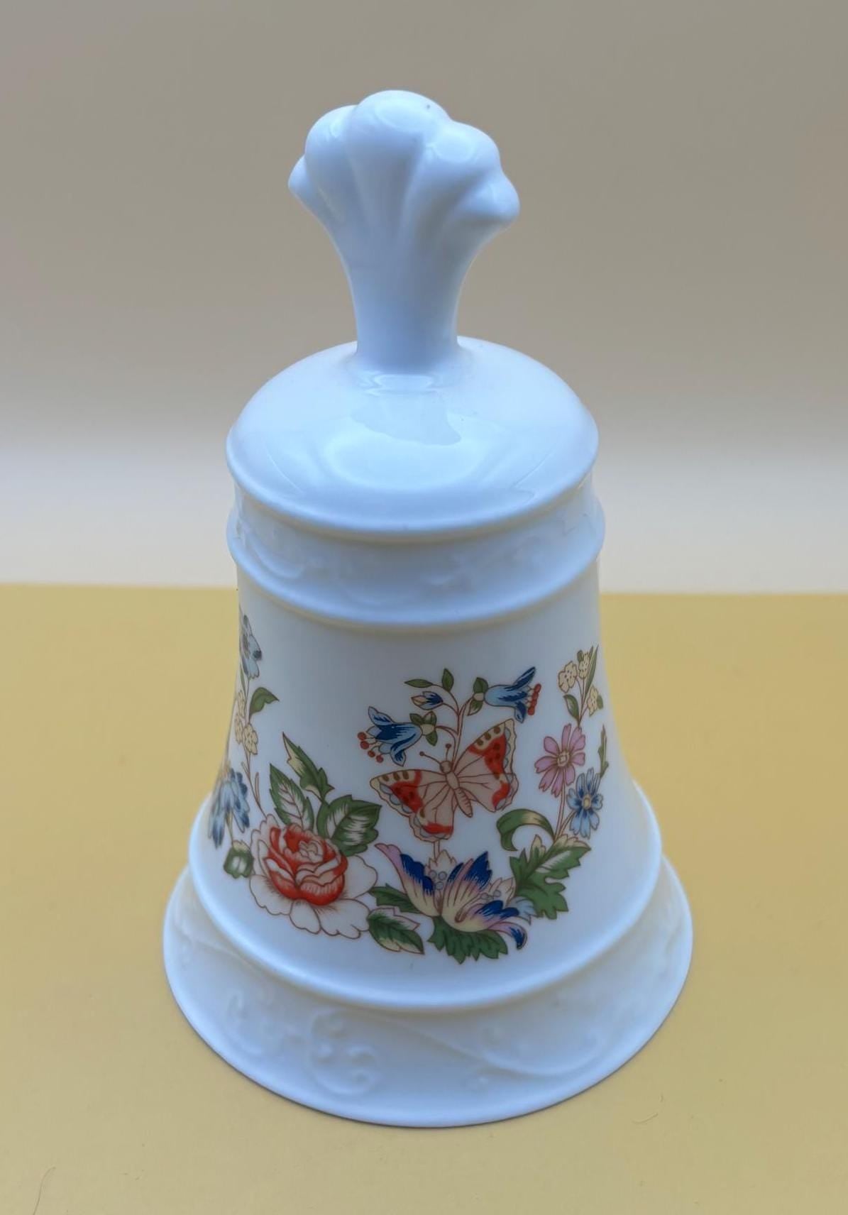 Vintage Royal Aynsley Porcelain Bell Danbury Mint Bell Gift Lover Antiques and Vintage