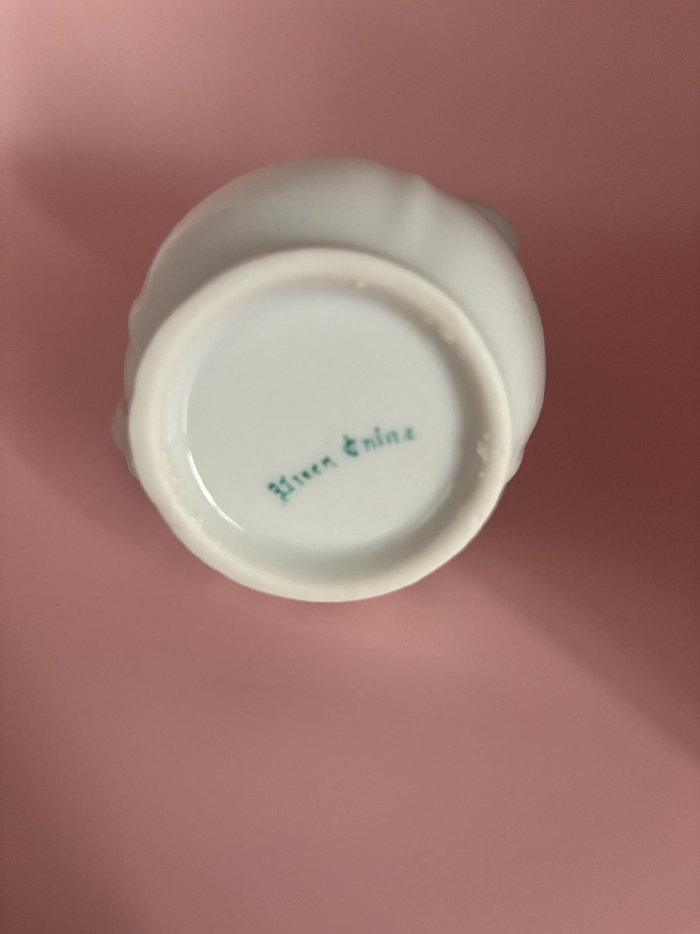 Vintage Fine Porcelain Creamer with Pink Rose Pattern Mini Pitcher Creamer Lover Antiques and Vintage