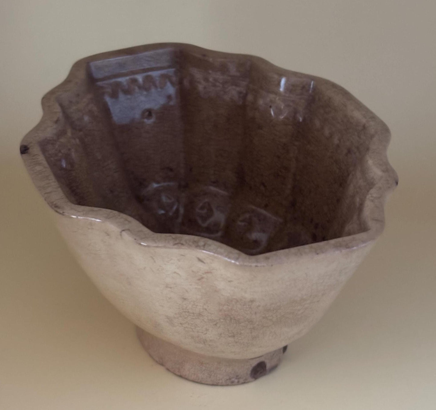 Antique Stoneware Food Mold 1800s Lover Antiques and Vintage