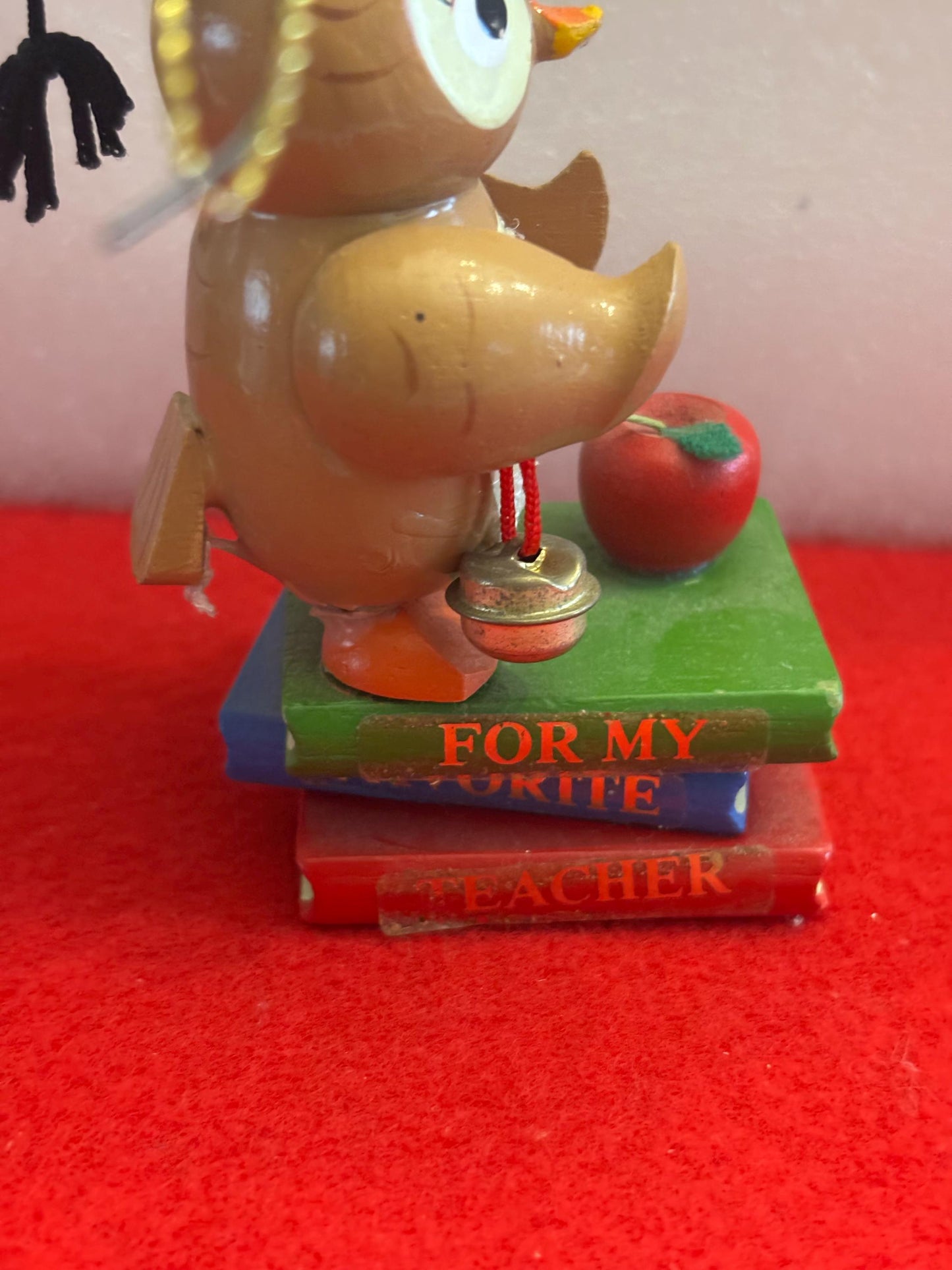 Kurt S. Adler Owl Ornament, Hand Carved Hand Painted Owl Figurine, Holiday Christmas Decor, Gift for Her