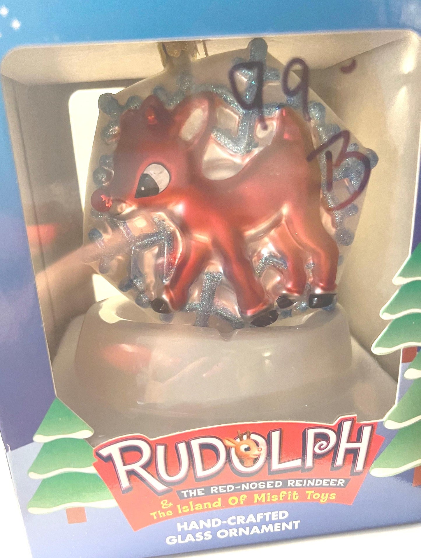 Vintage Rudolph Ornament: Brass Key Collection, Made in USA