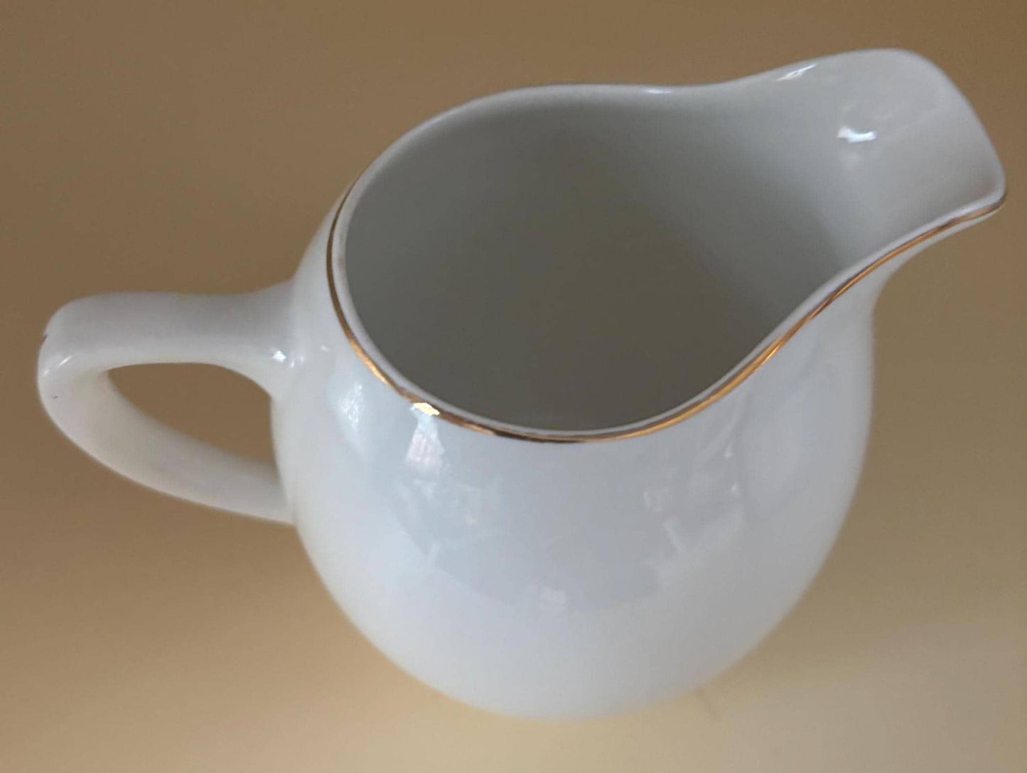 Vintage Wedgwood & CO.LTD. Creamer Made in England Porcelain Gray Black Leaves Red Dot Floral Gold Gild Trim Lover Antiques and Vintage