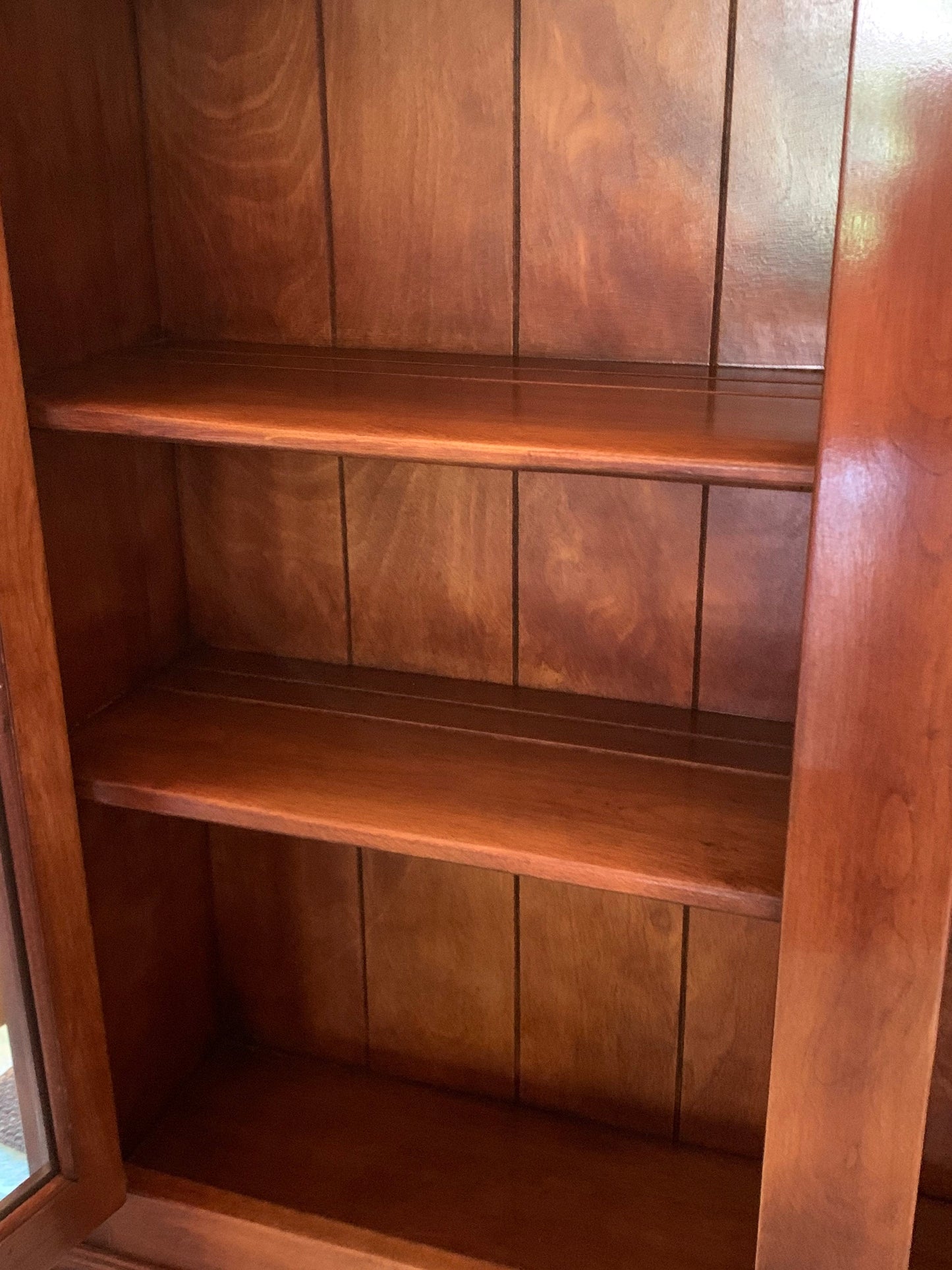 Cushman Colonial Creations Farmhouse Server No. 7012 & Farmhouse China Cabinet Closet No. 7014 Lover Antiques and Vintage