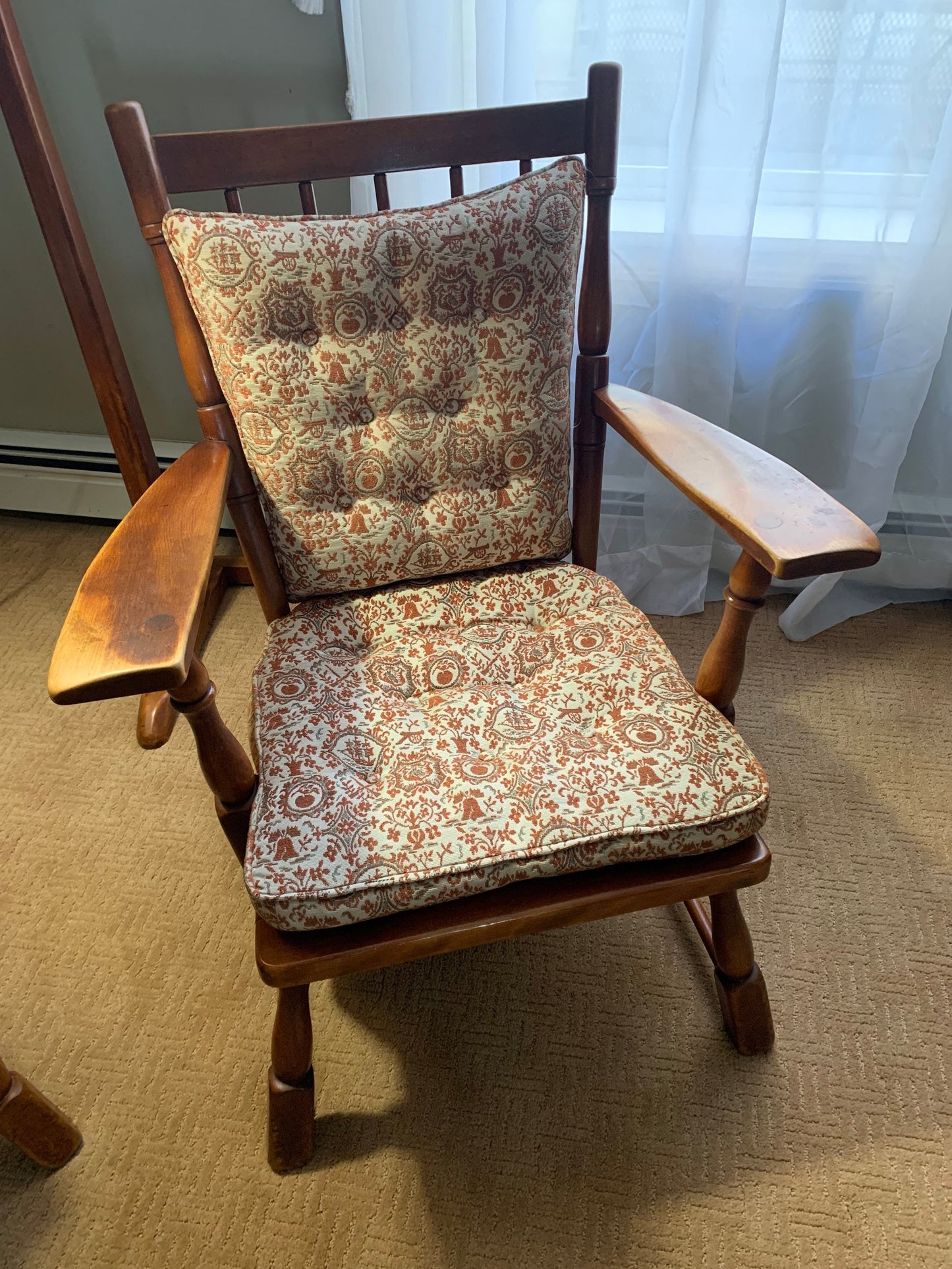 Cushman Colonial Creations Molly Stark Boudoir Chair No. 0183 Mid Century Modern