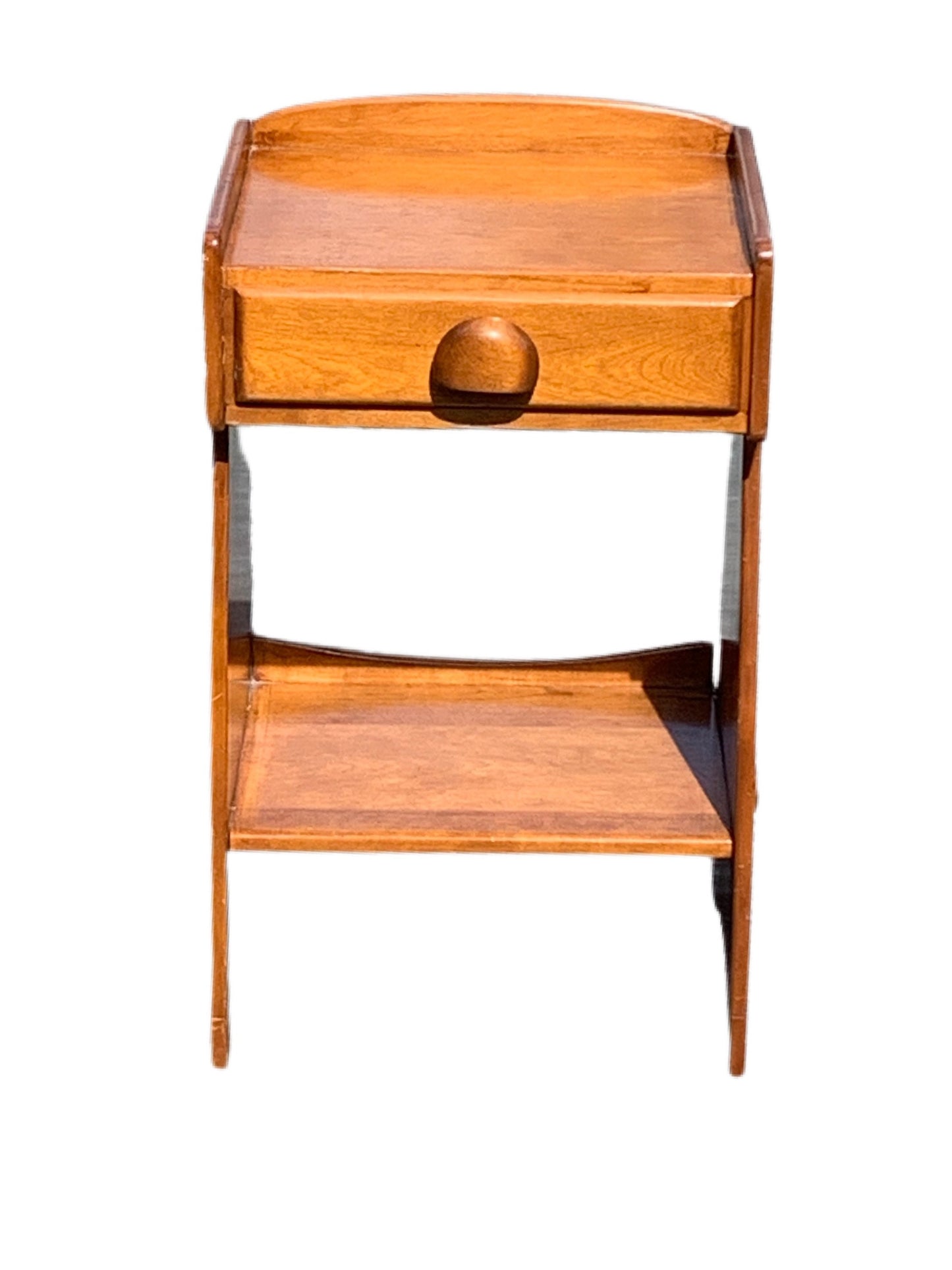 Heywood Wakefield Priscilla Flat Night Stand No. C3138, Vintage Mid Century Night Stand, Lover Antiques and Vintage