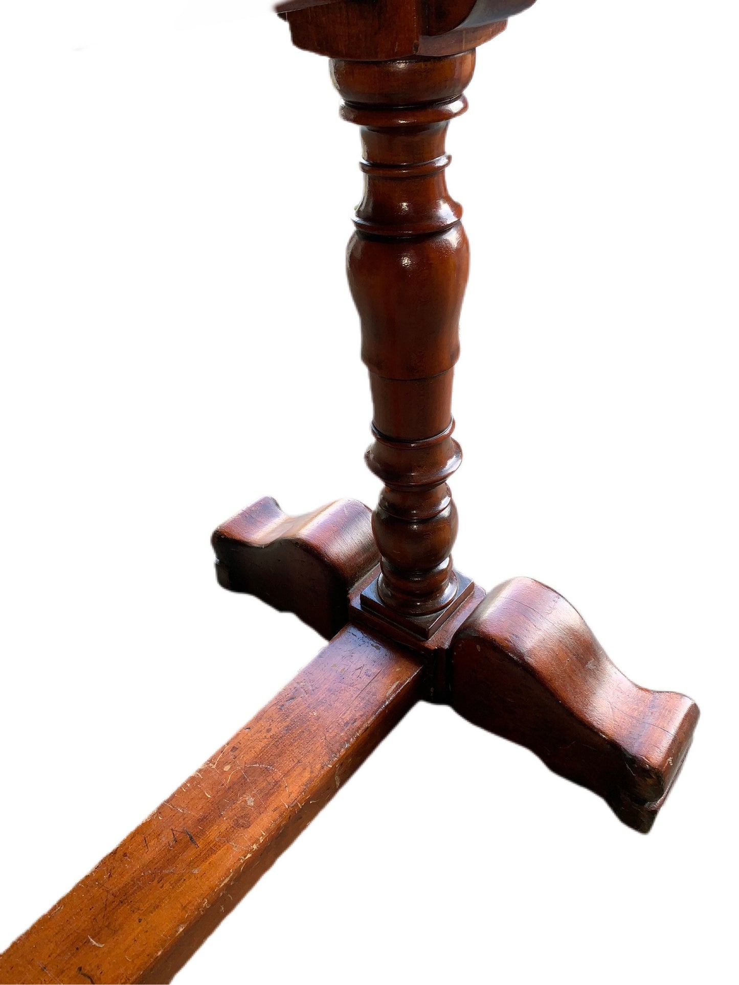 Antique Trestle Library Wood Table, Maple Wood Table, Desk, Vintage Maple Library Trestle Table, Lover Antiques and Vintage