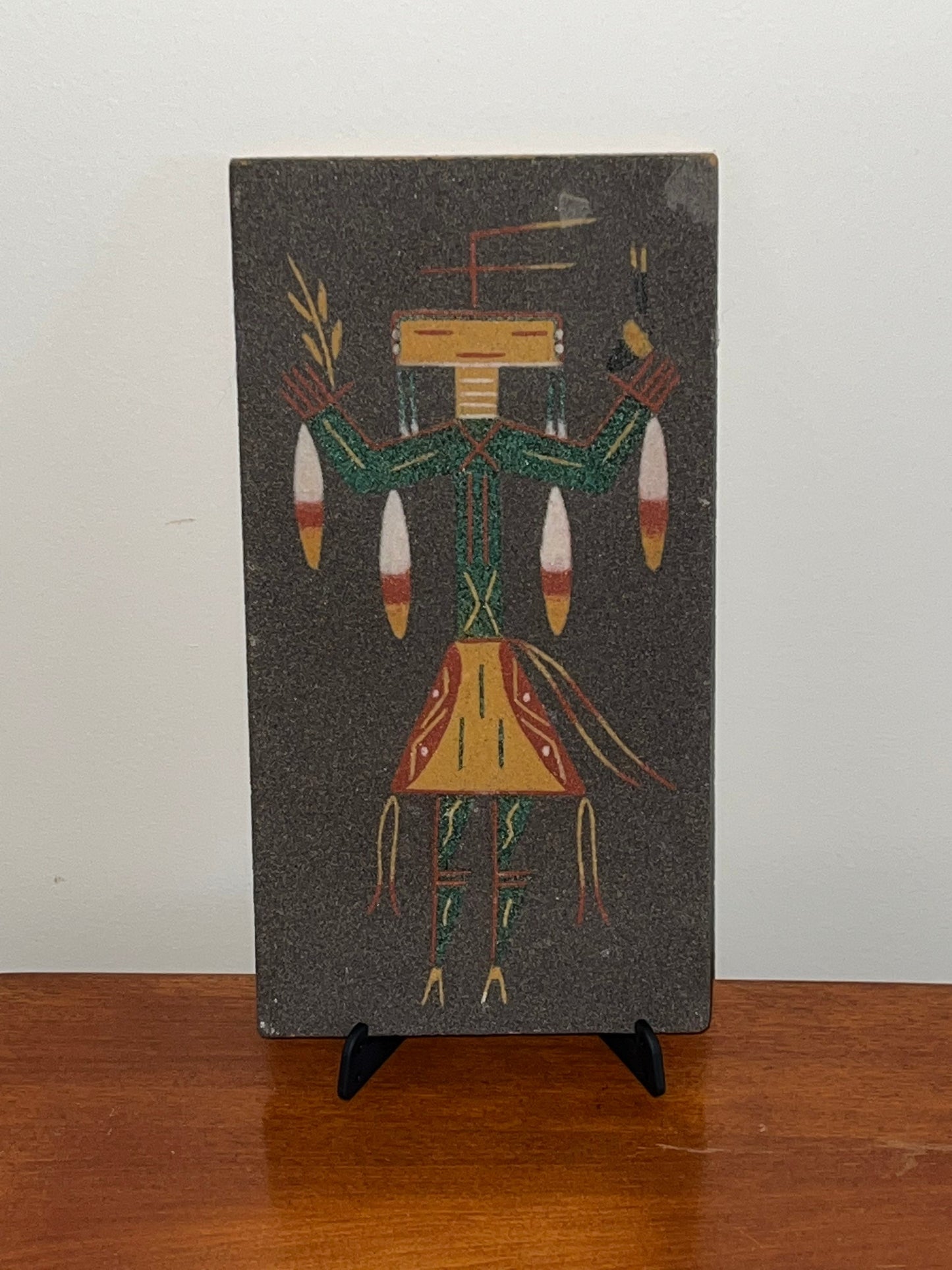 Vintage Sand Art by Ernest Hunt Navajo Sand Art from 1978 Southwest Southwestern Artwork Lover Antiques and Vintage