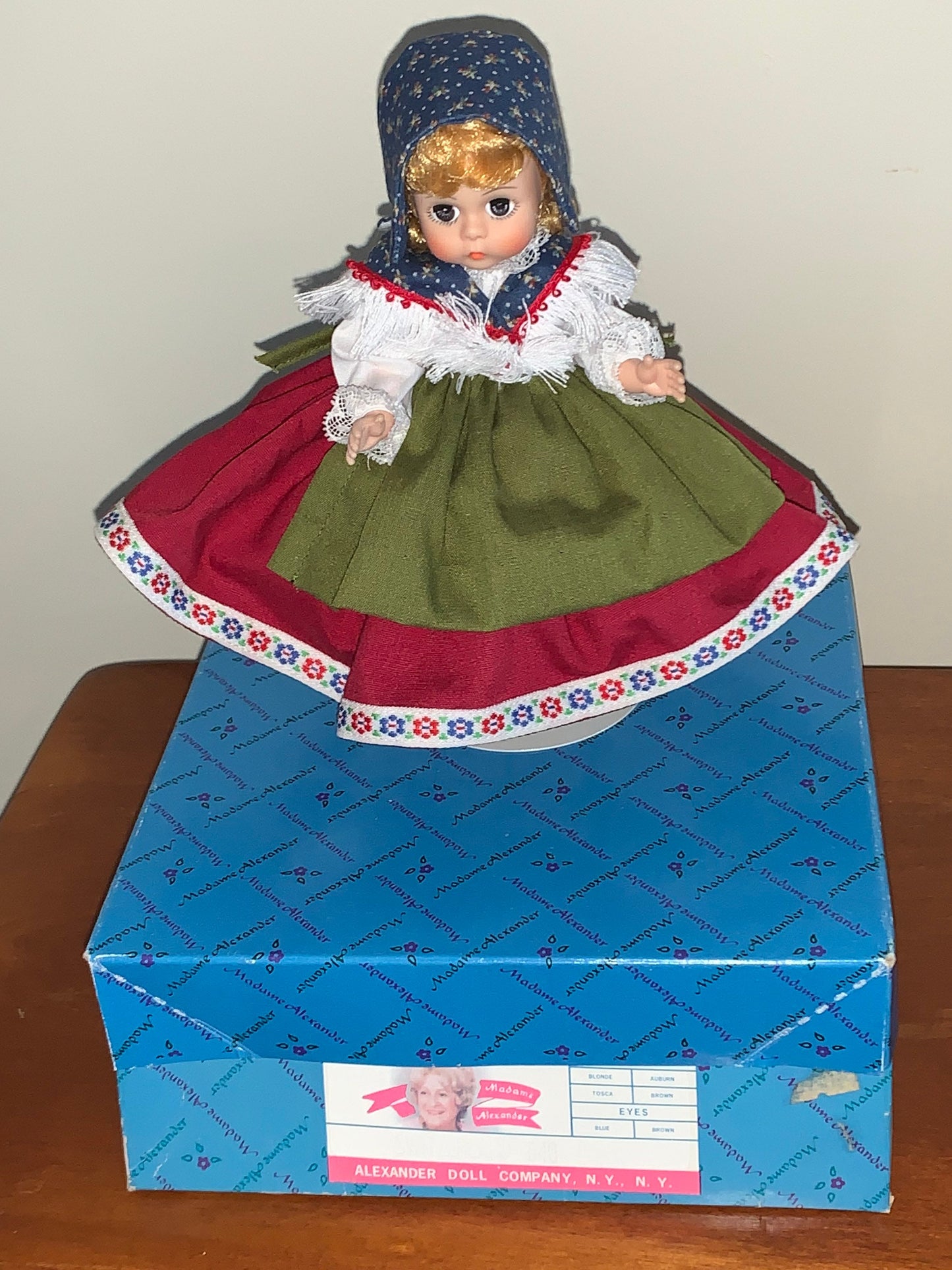 Madame Alexander Switzerland Doll #540 with original box Vintage Dolls Lover Antiques and Vintage
