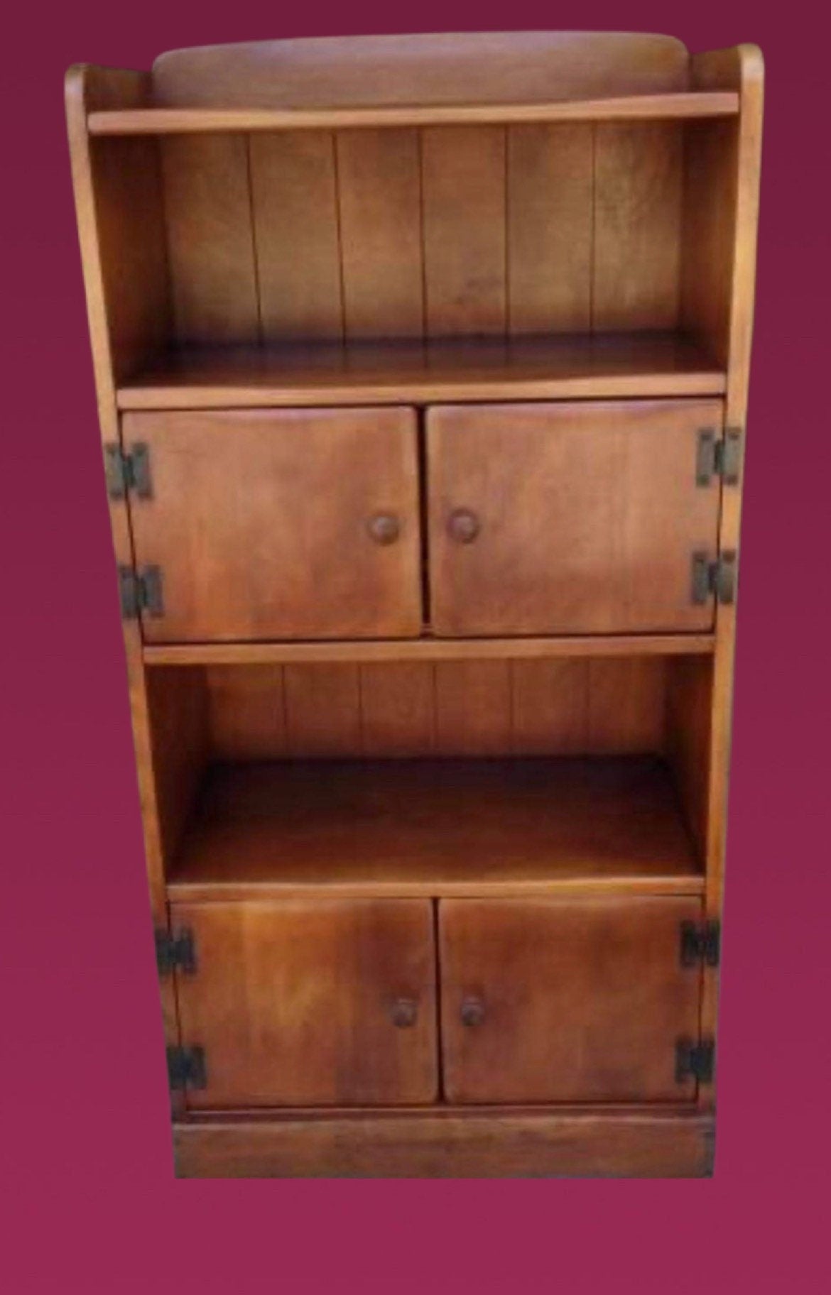 RARE 1940 Sears Silvertone Radionet Cushman Furniture Bookcase Model 6493, Lover Antiques and Vintage