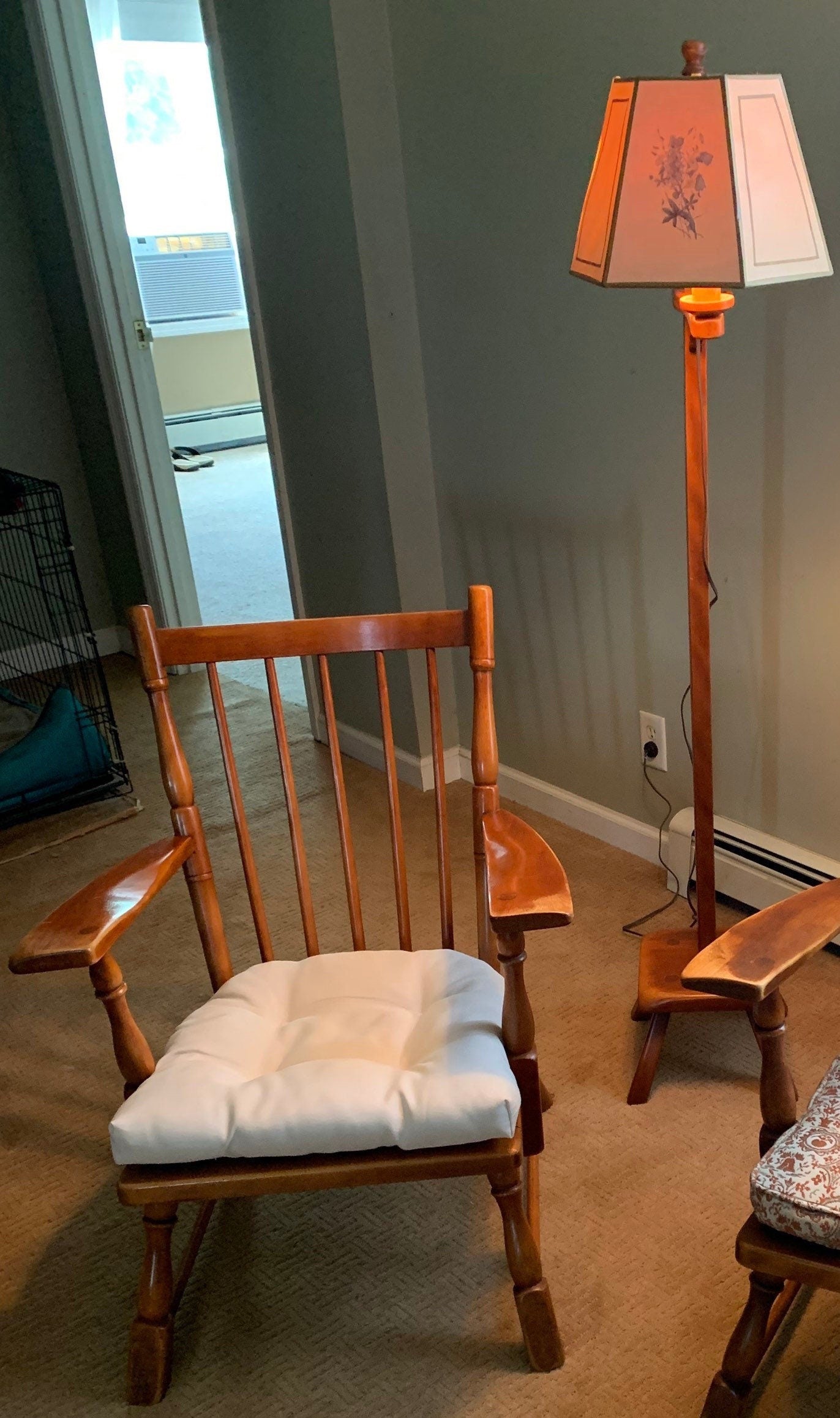 Cushman Colonial Creations Molly Stark Boudoir Chair No. 0183 Mid Century Modern Rustic Vintage Furniture Lover Antiques and Vintage