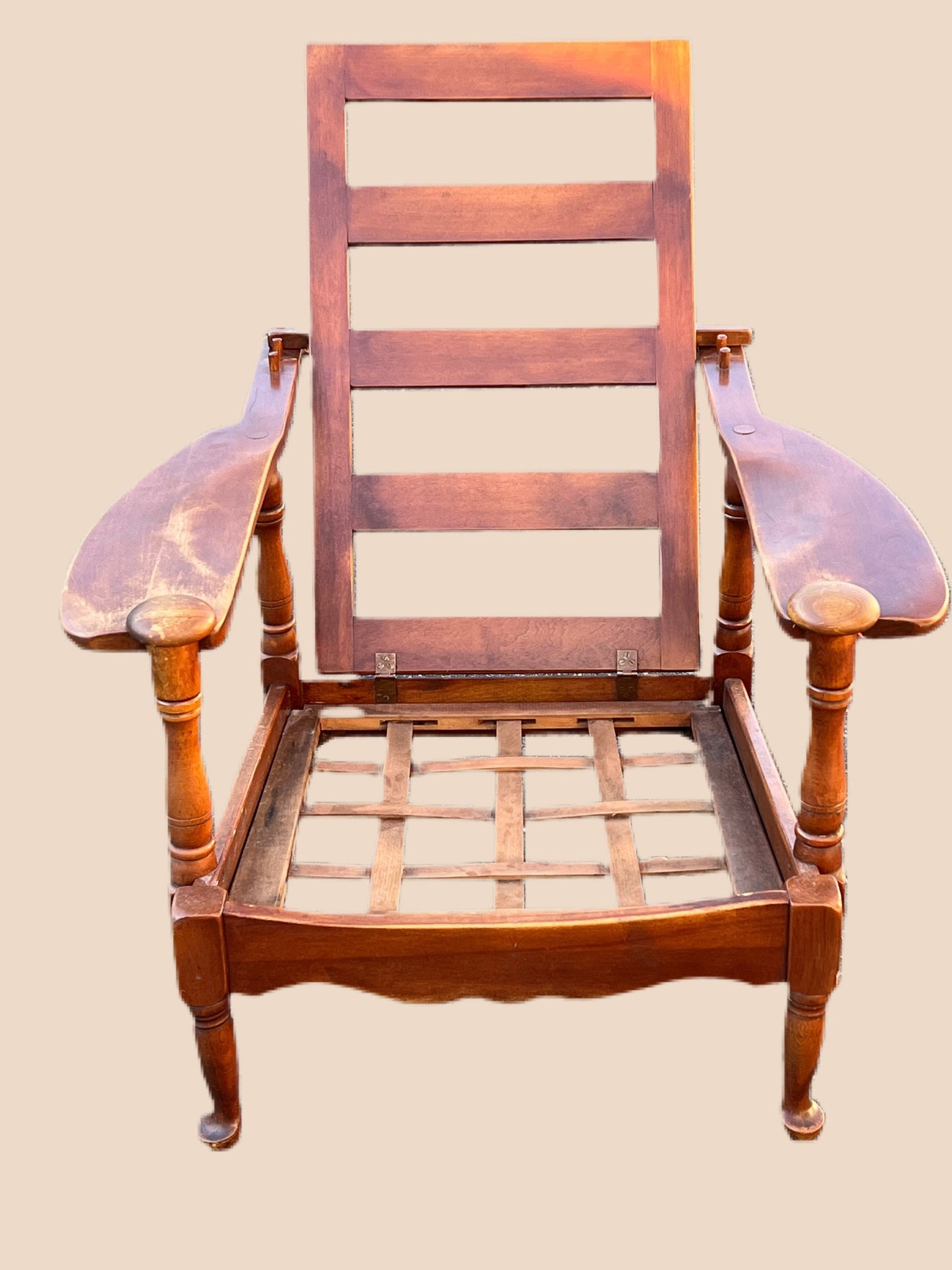 Cushman Colonial Creations Remember Baker Morris Chair No. 0191 Recliner Chair Original