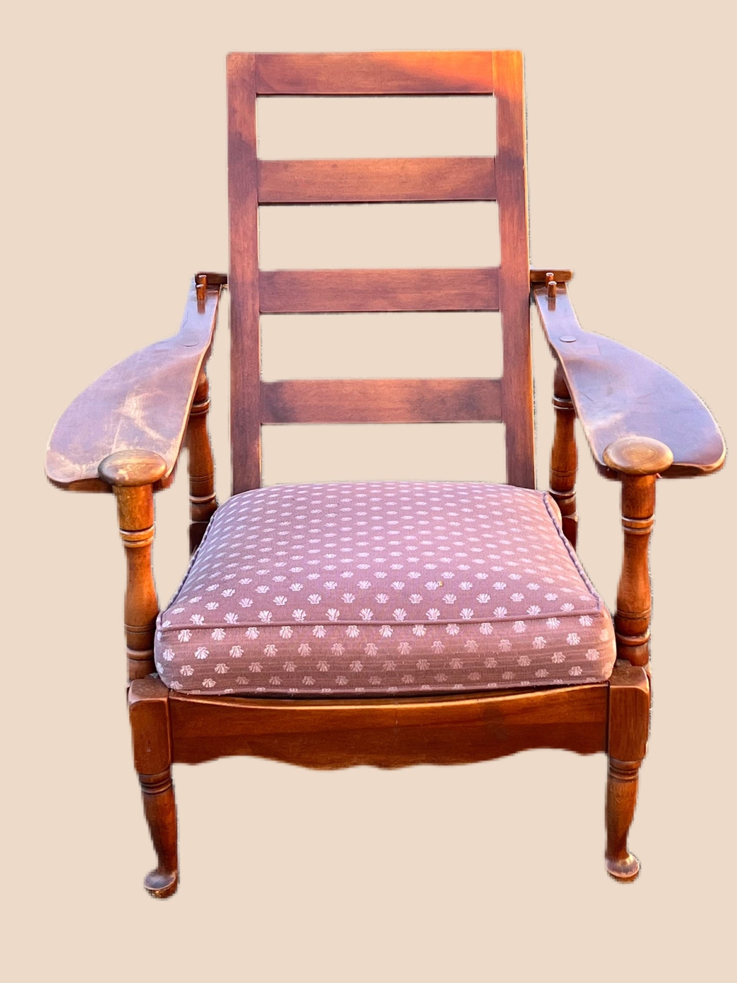 Cushman Colonial Creations Remember Baker Morris Chair No. 0191 Recliner Chair Original