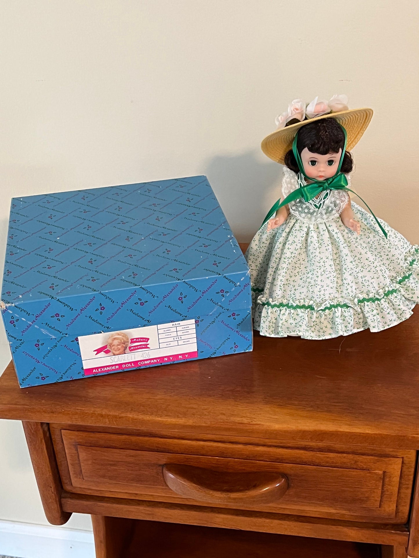 Vintage Madame Alexander Scarlet 8” Doll From Gone With the Wind Dolls Collectibles Figurines Lover Antiques and Vintage