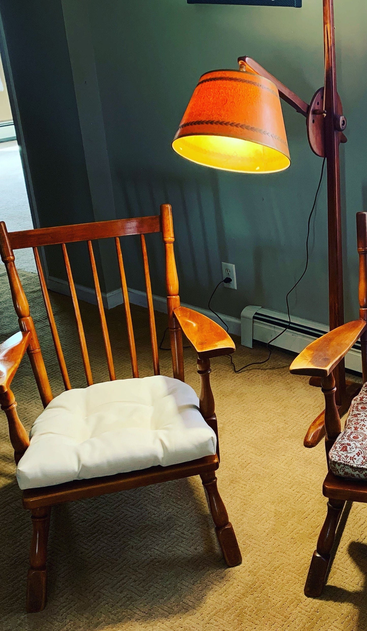 Cushman Colonial Creations Molly Stark Boudoir Chair No. 0183 Mid Century Modern Rustic Vintage Furniture Lover Antiques and Vintage