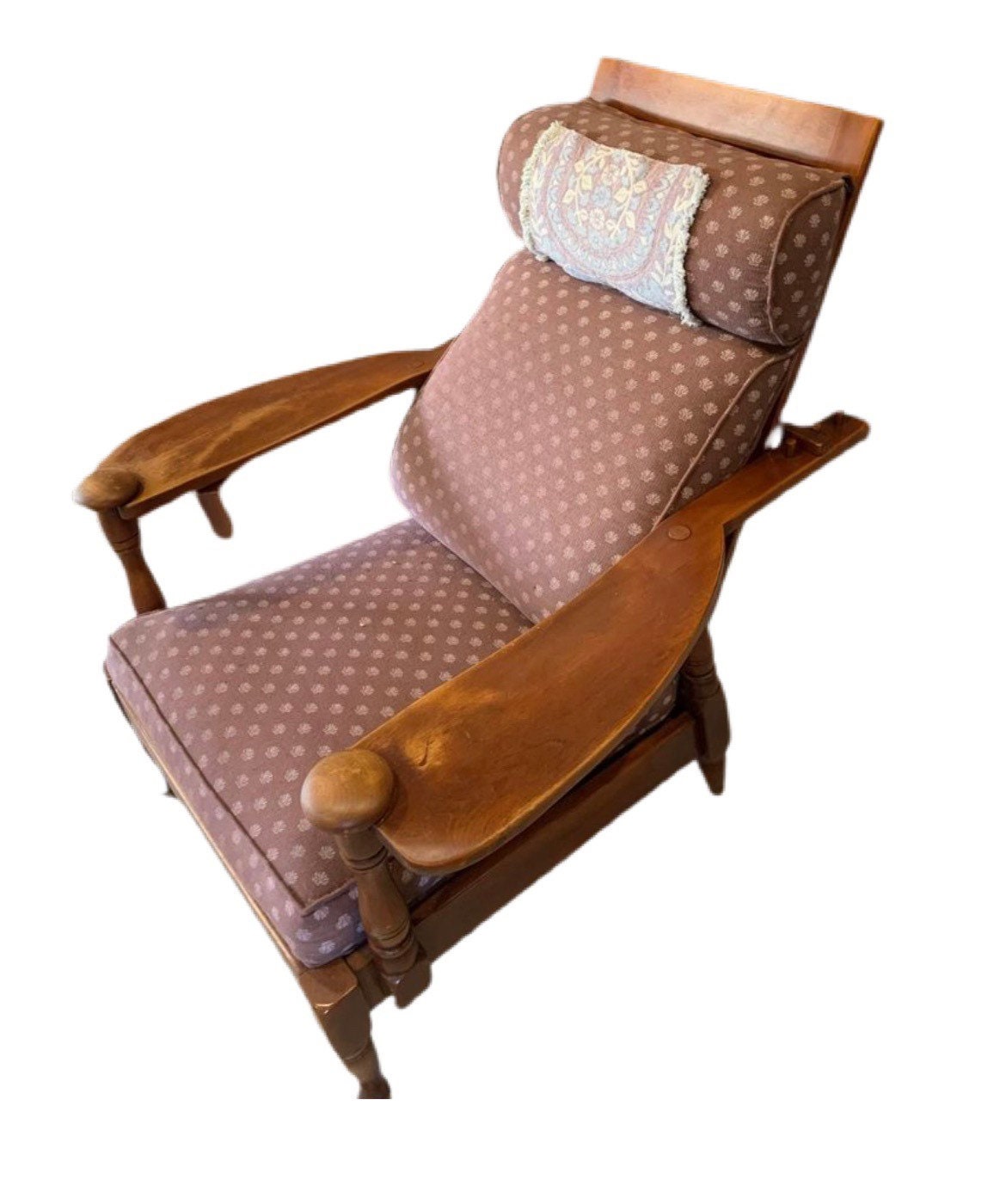Cushman Colonial Creations Remember Baker Morris Chair No. 0191 Recliner Chair Original
