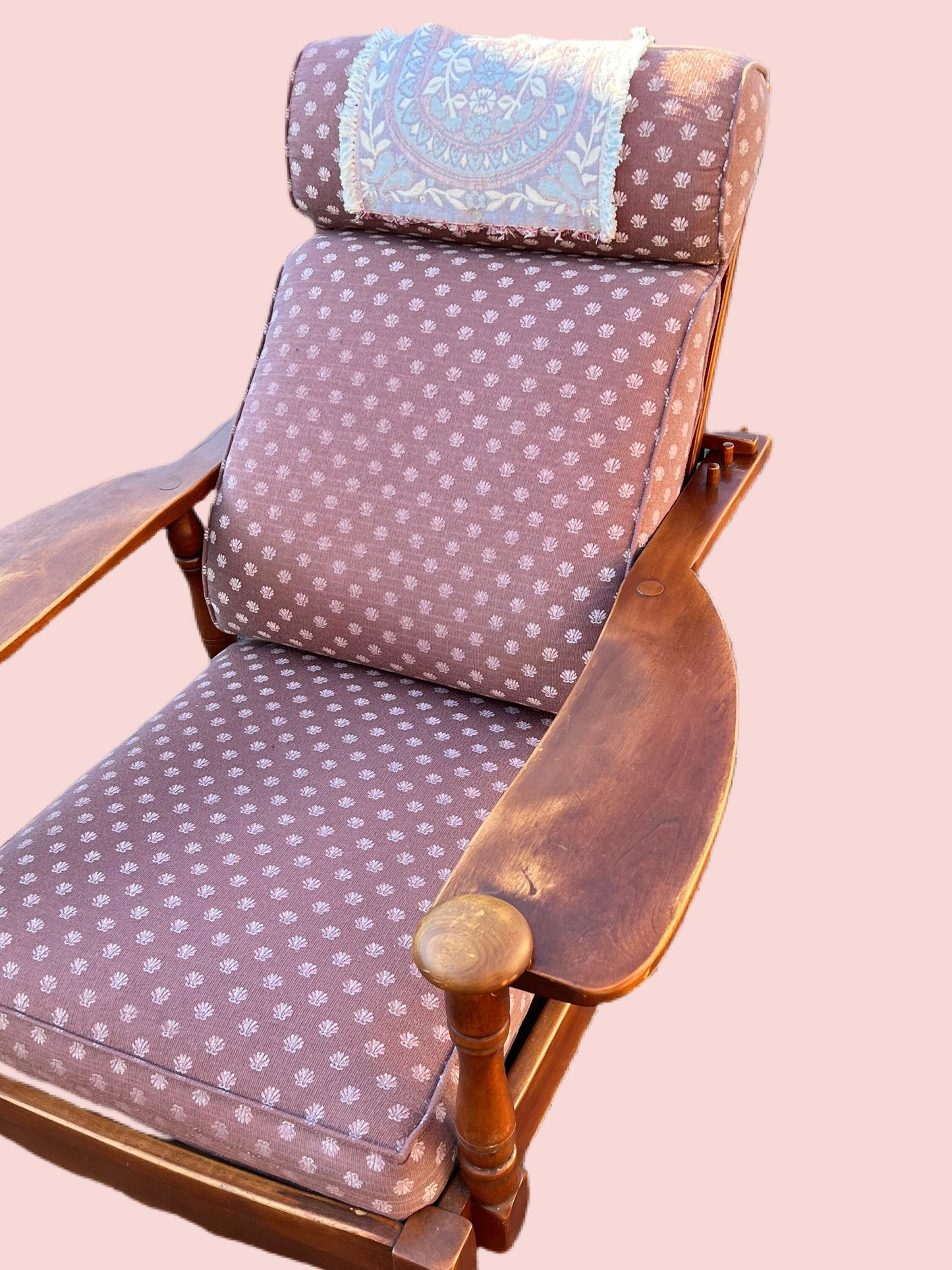 Cushman Colonial Creations Remember Baker Morris Chair No. 0191 Recliner Chair Original