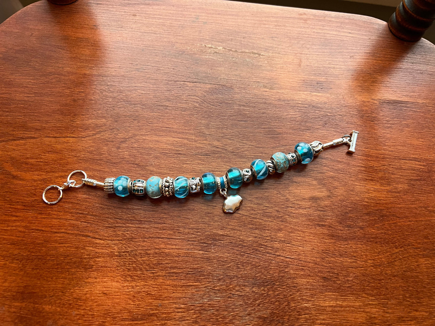 Charm bracelet Willabee and Ward jewelry Sky Blue Cloud Charms love Valentine’s Day Gift beads
