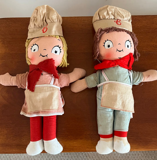 Vintage Naughty Campbell’s Soup Chefs Knickerbocker Set Of Two MMMM Good, Campbells Soup Kids, Lover Antiques and Vintage