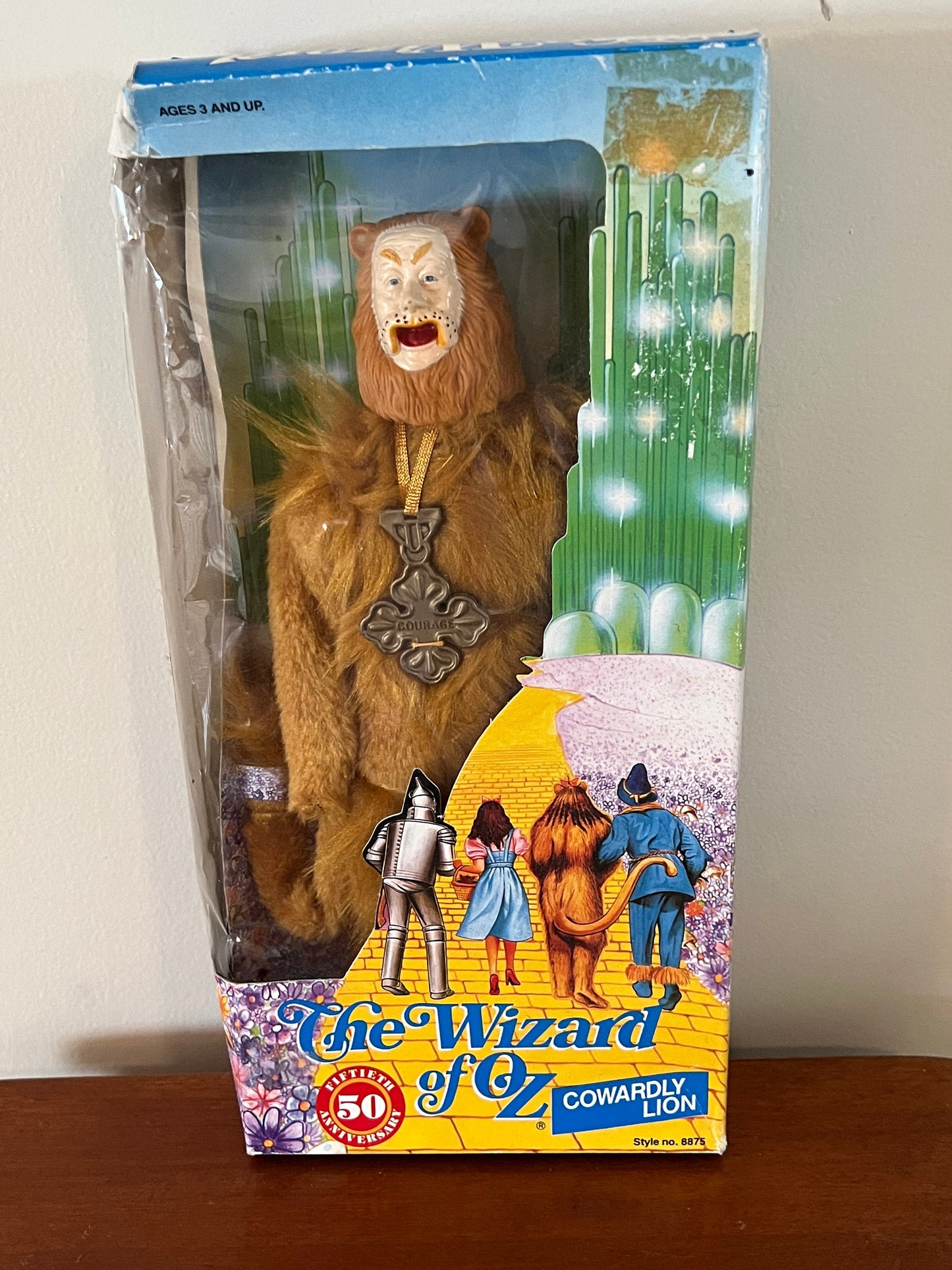 Vintage Cowardly Lion from The Wizard of Oz 50th Anniversary Dolls Coward Lions Doll Lover Antiques and Vintage