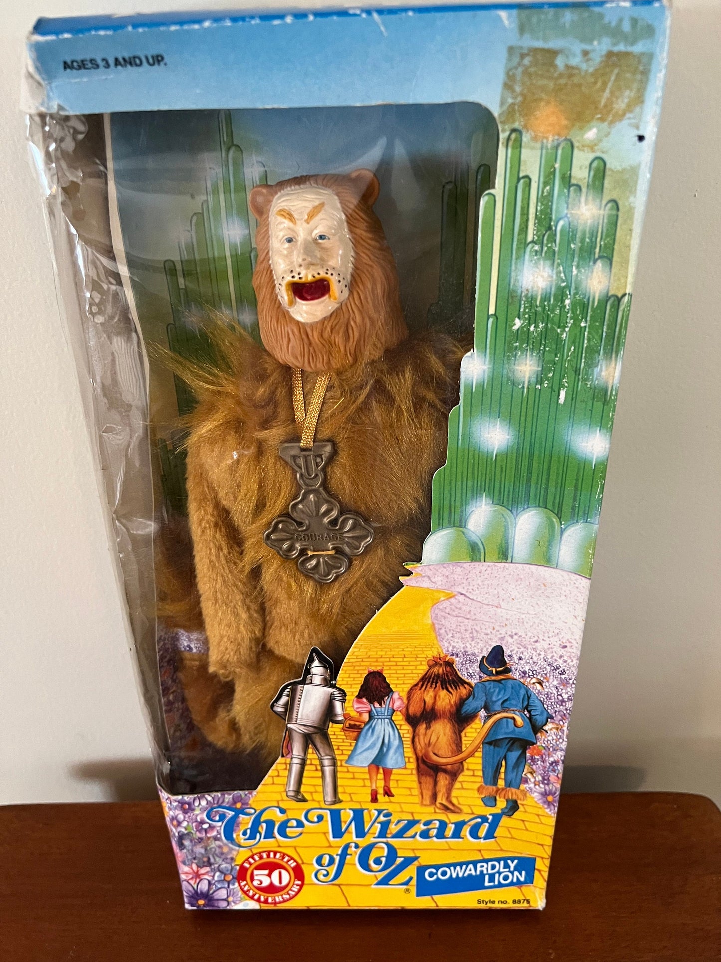 Vintage Cowardly Lion from The Wizard of Oz 50th Anniversary Dolls Coward Lions Doll Lover Antiques and Vintage