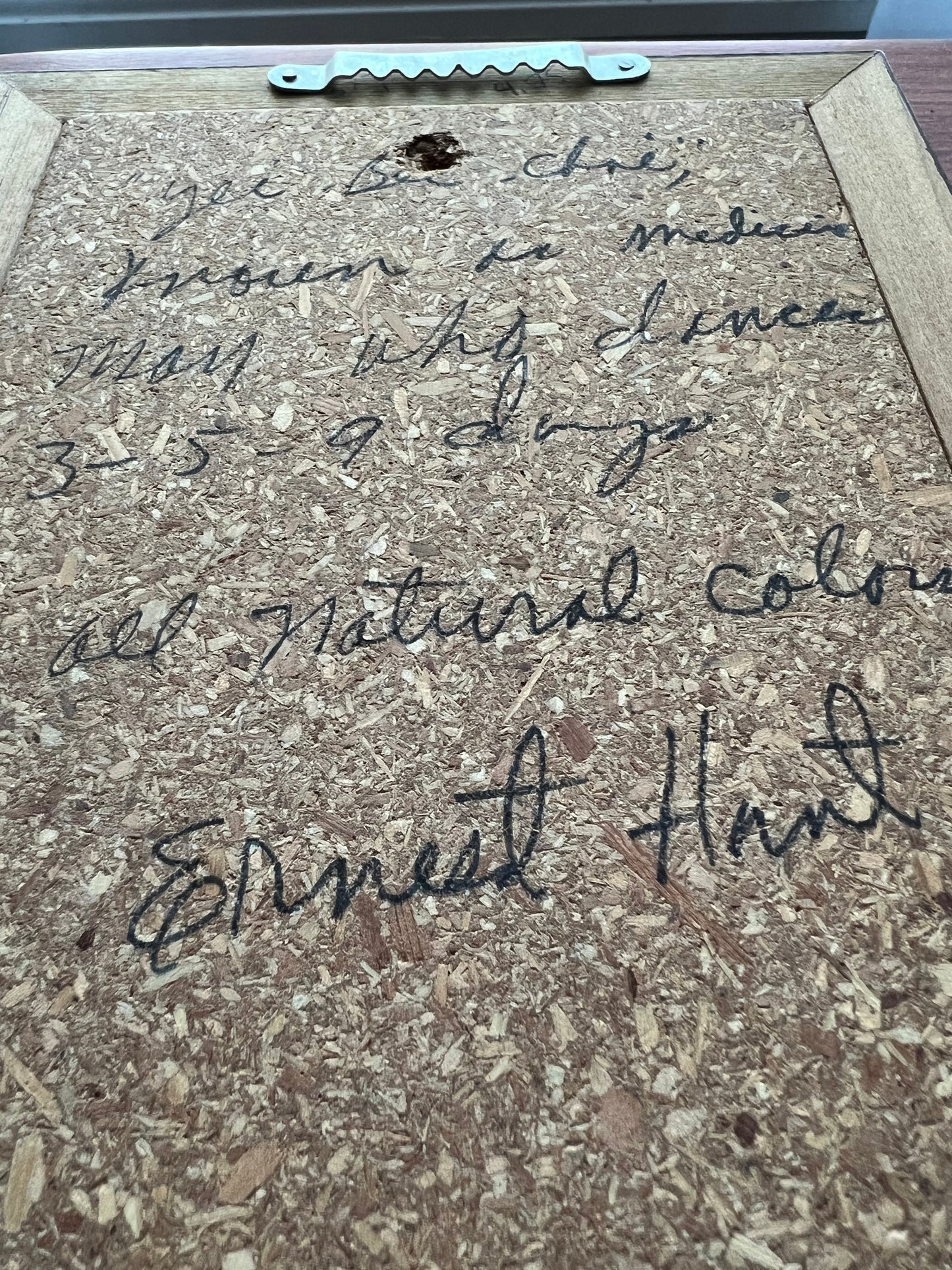 Vintage Navajo Sand Artwork Signed by Famed Artist Ernest Hunt Lover Antiques and Vintage