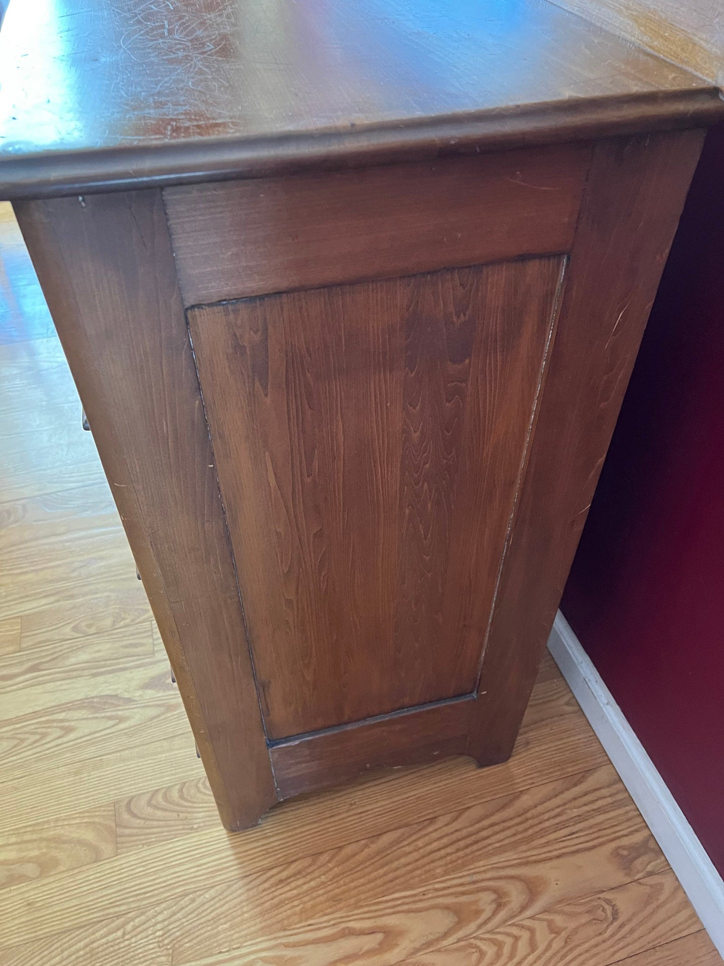 Antique 4 drawer Dresser Blanket Chest with Drawers Poplar Wood early 1900’s Primitive Furniture Lover Antiques and Vintage