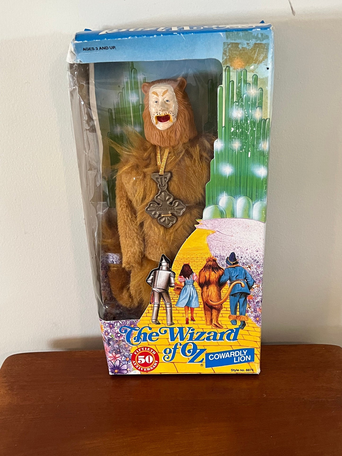 Vintage Cowardly Lion from The Wizard of Oz 50th Anniversary Dolls Coward Lions Doll Lover Antiques and Vintage
