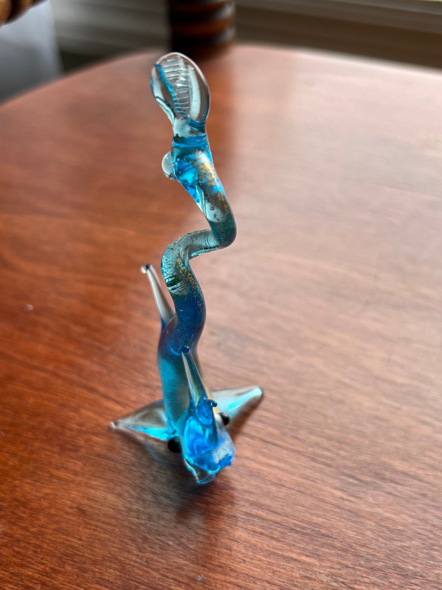 Vintage Murano Hand Blown Glass Seahorse Trio rare and flawless!